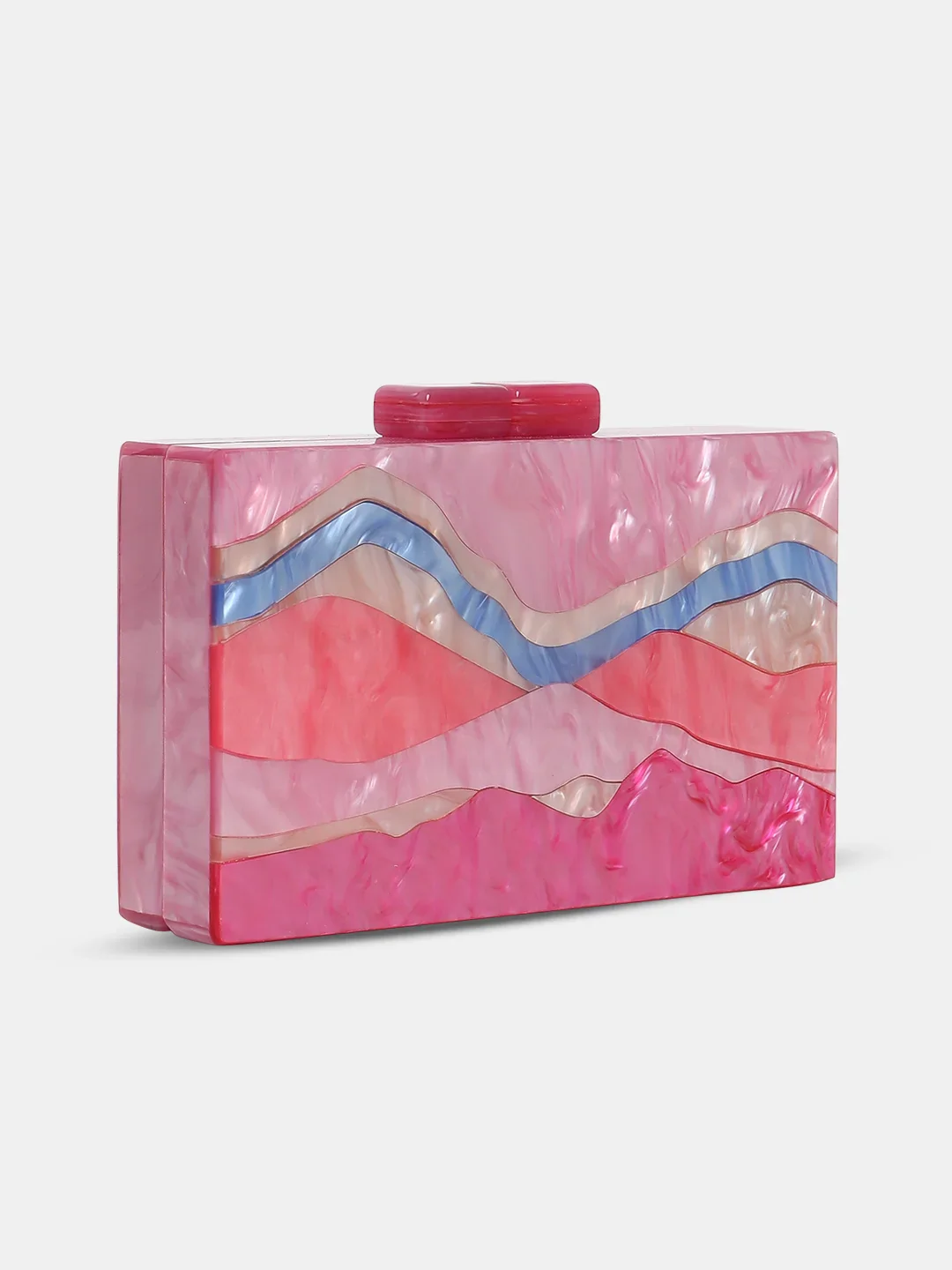 Caprese Gia Small Pink Clutch - Image 4
