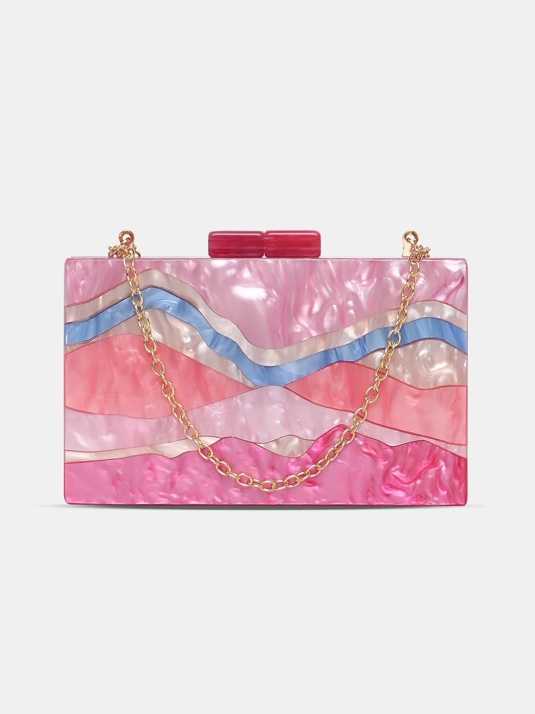 Caprese Gia Small Pink Clutch - Image 9
