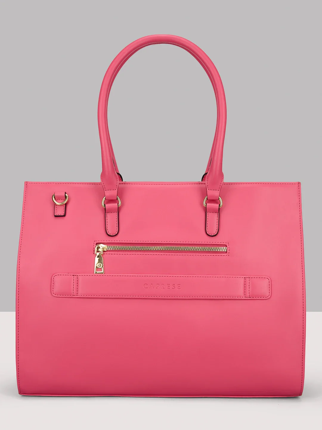 Caprese Giaa Large Fuchsia Laptop Tote Bag - Image 5
