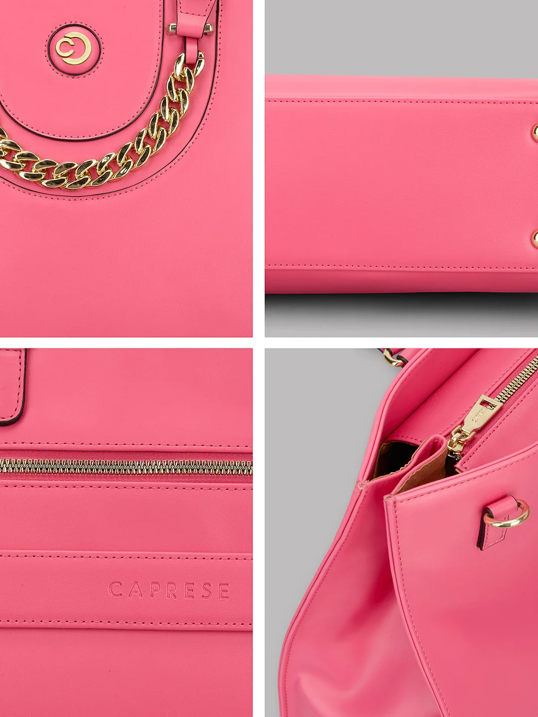 Caprese Giaa Large Fuchsia Laptop Tote Bag - Image 7