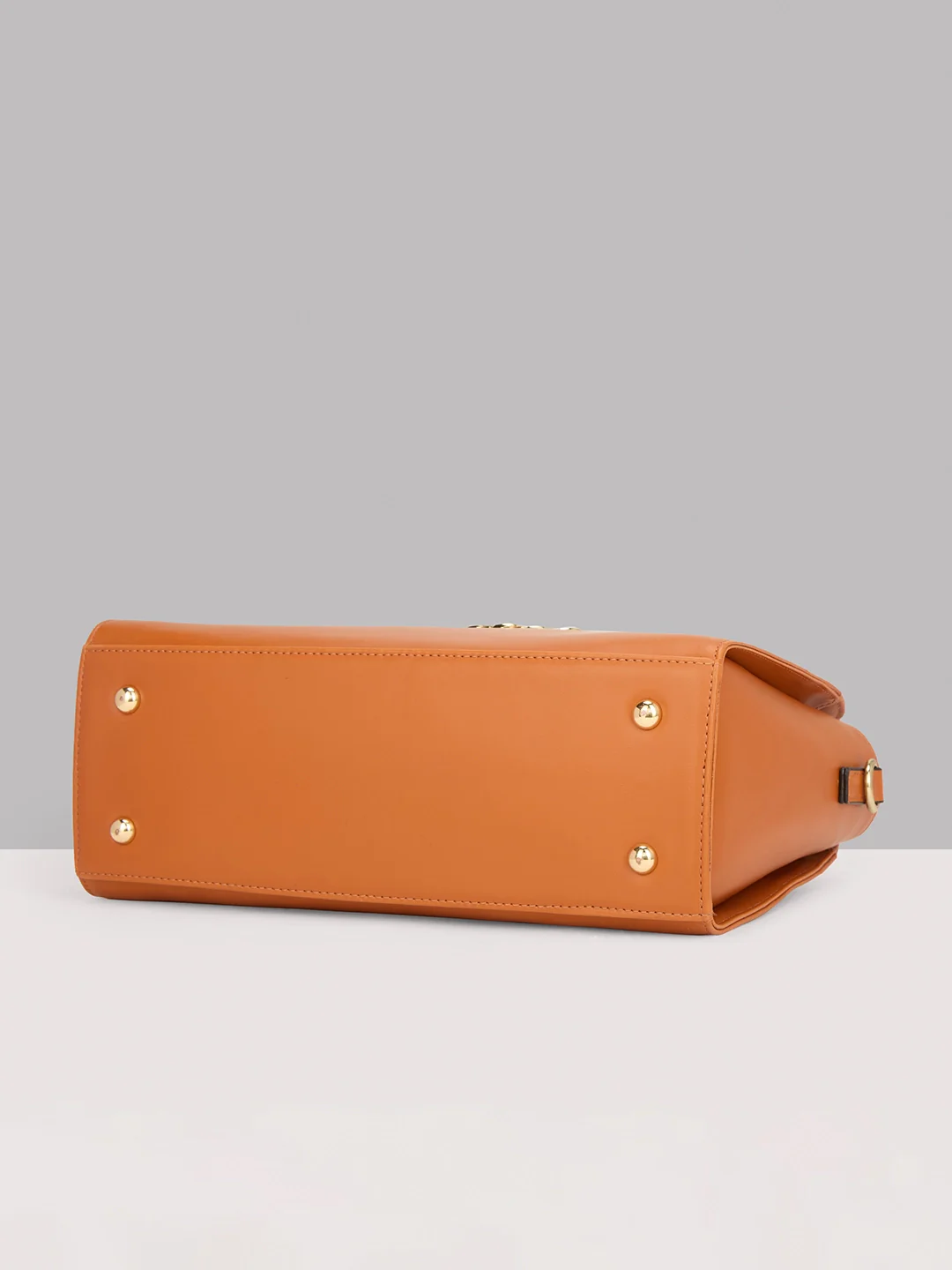 Caprese Giaa Medium Tan Satchel Bag - Image 6