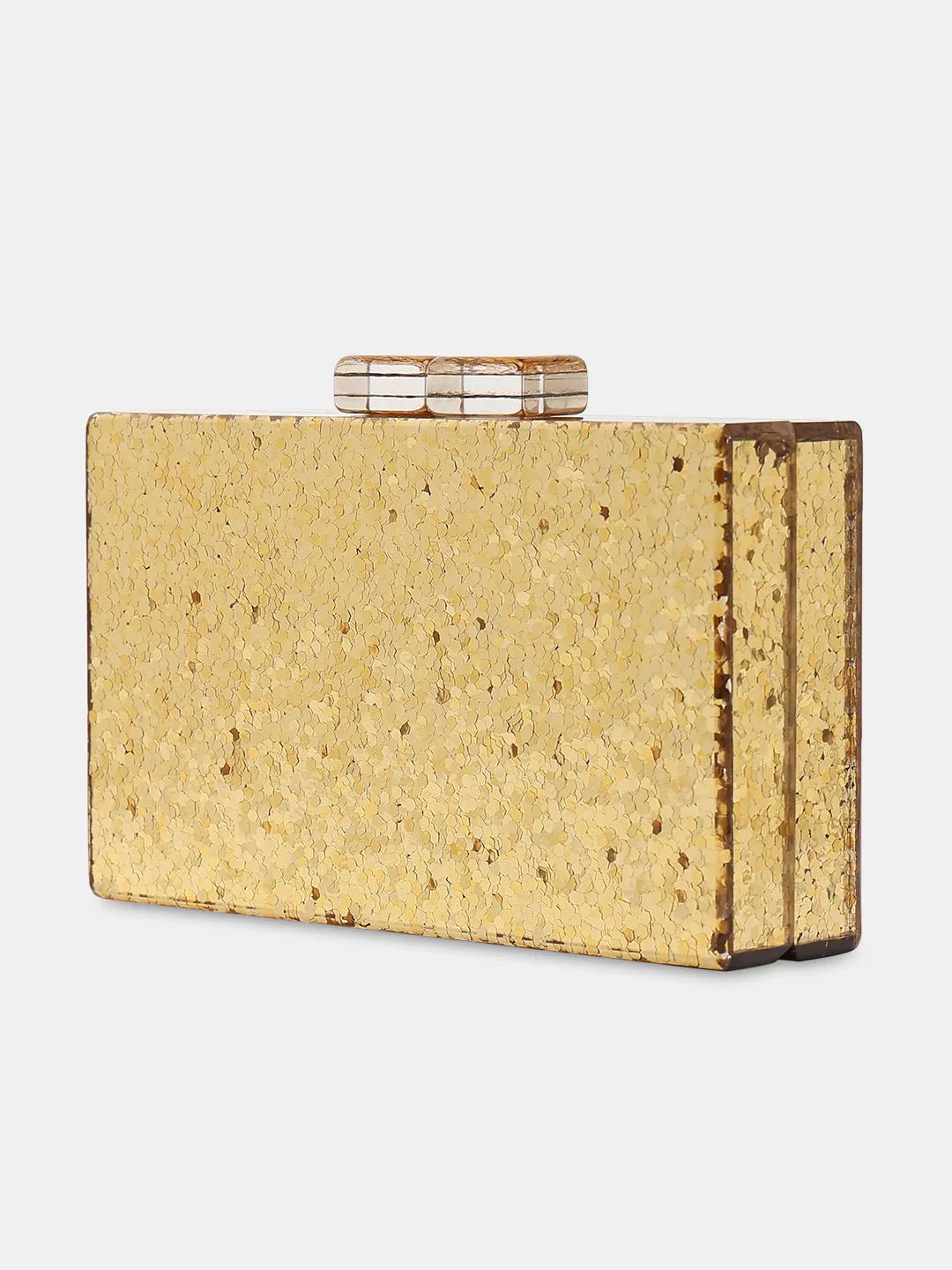 Caprese Gianna Small Gold Clutch - Image 5
