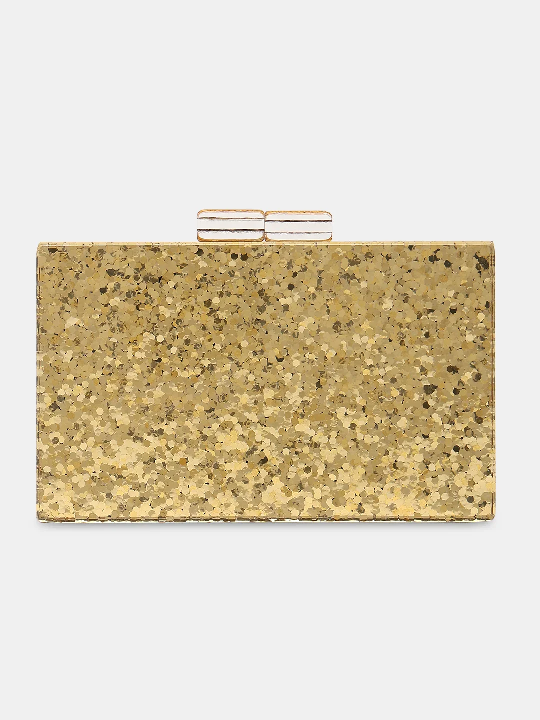 Caprese Gianna Small Gold Clutch - Image 6