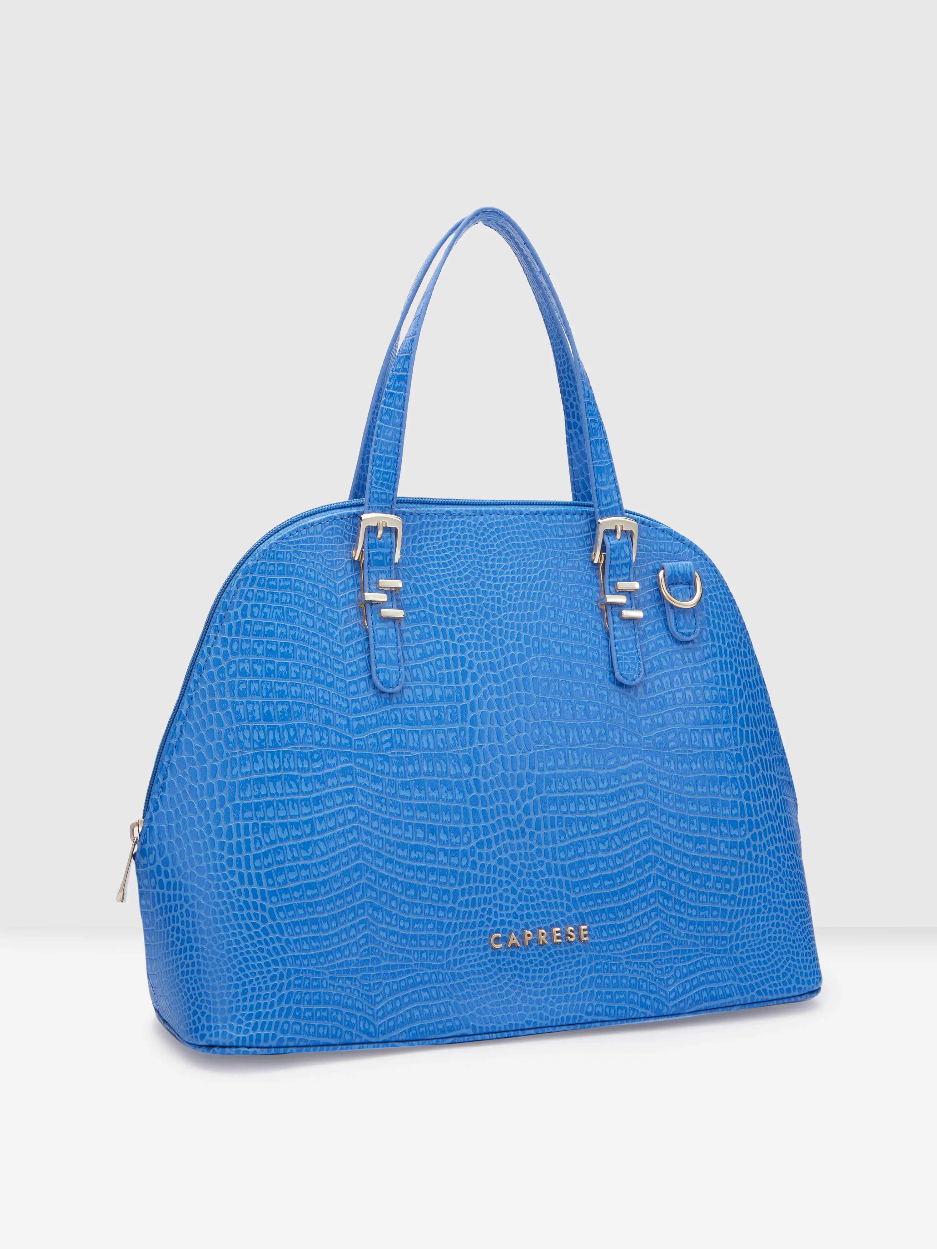 Caprese Gianna Medium (E) Blue Satchel Bag - Image 5