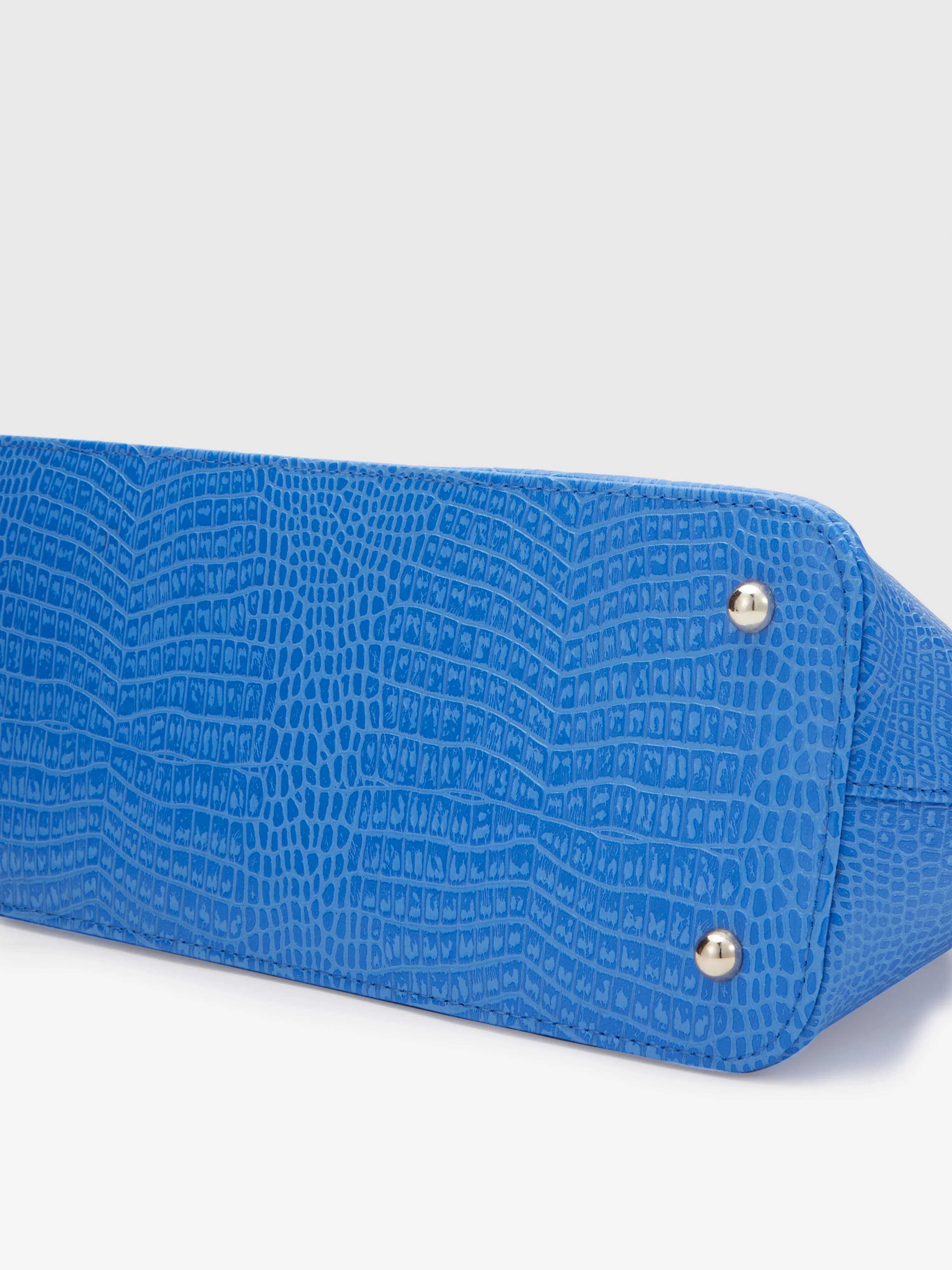 Caprese Gianna Medium (E) Blue Satchel Bag - Image 6