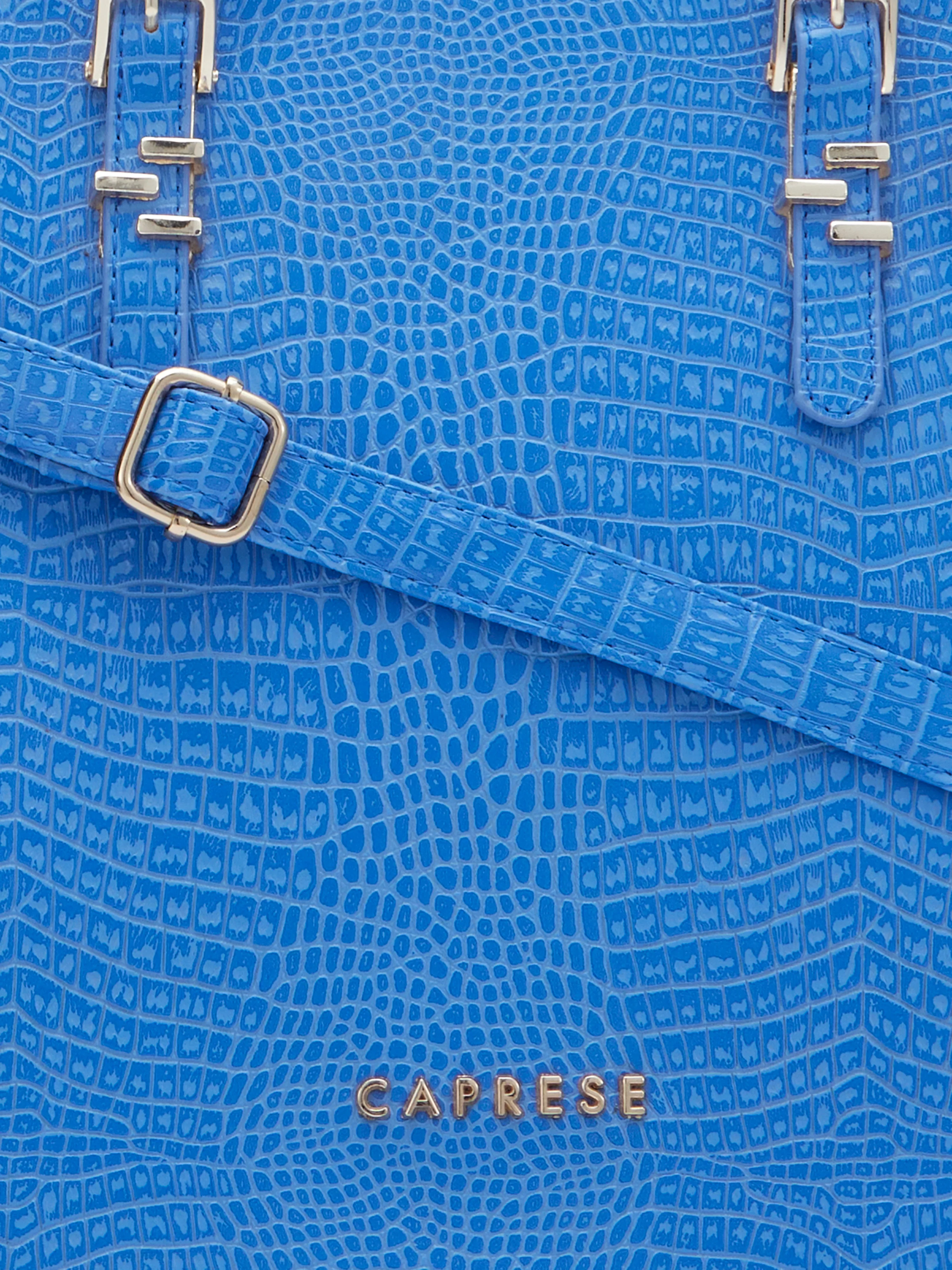 Caprese Gianna Medium (E) Blue Satchel Bag - Image 7