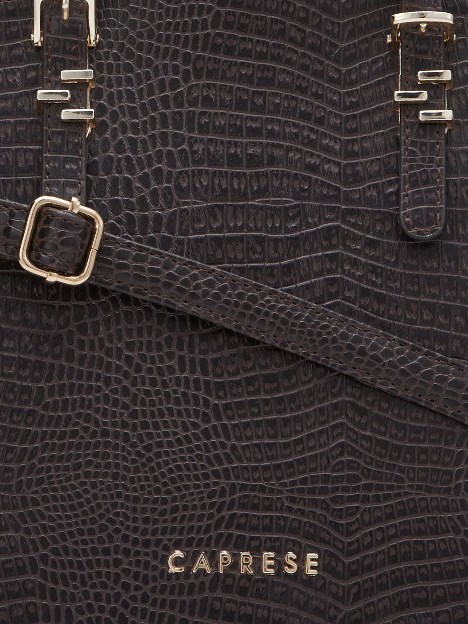 Caprese Gianna Medium Dark Satchel Bag - Image 10
