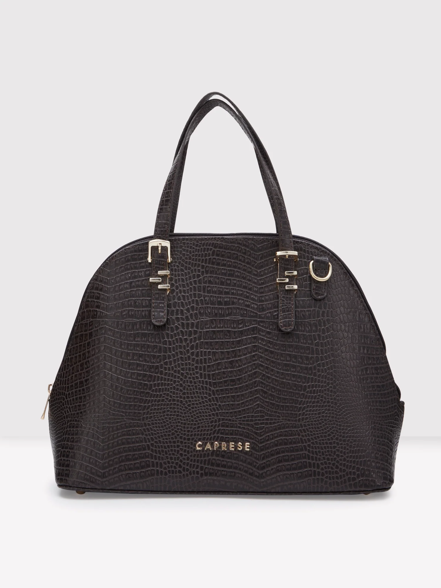 Caprese Gianna Medium Dark Satchel Bag - Image 3