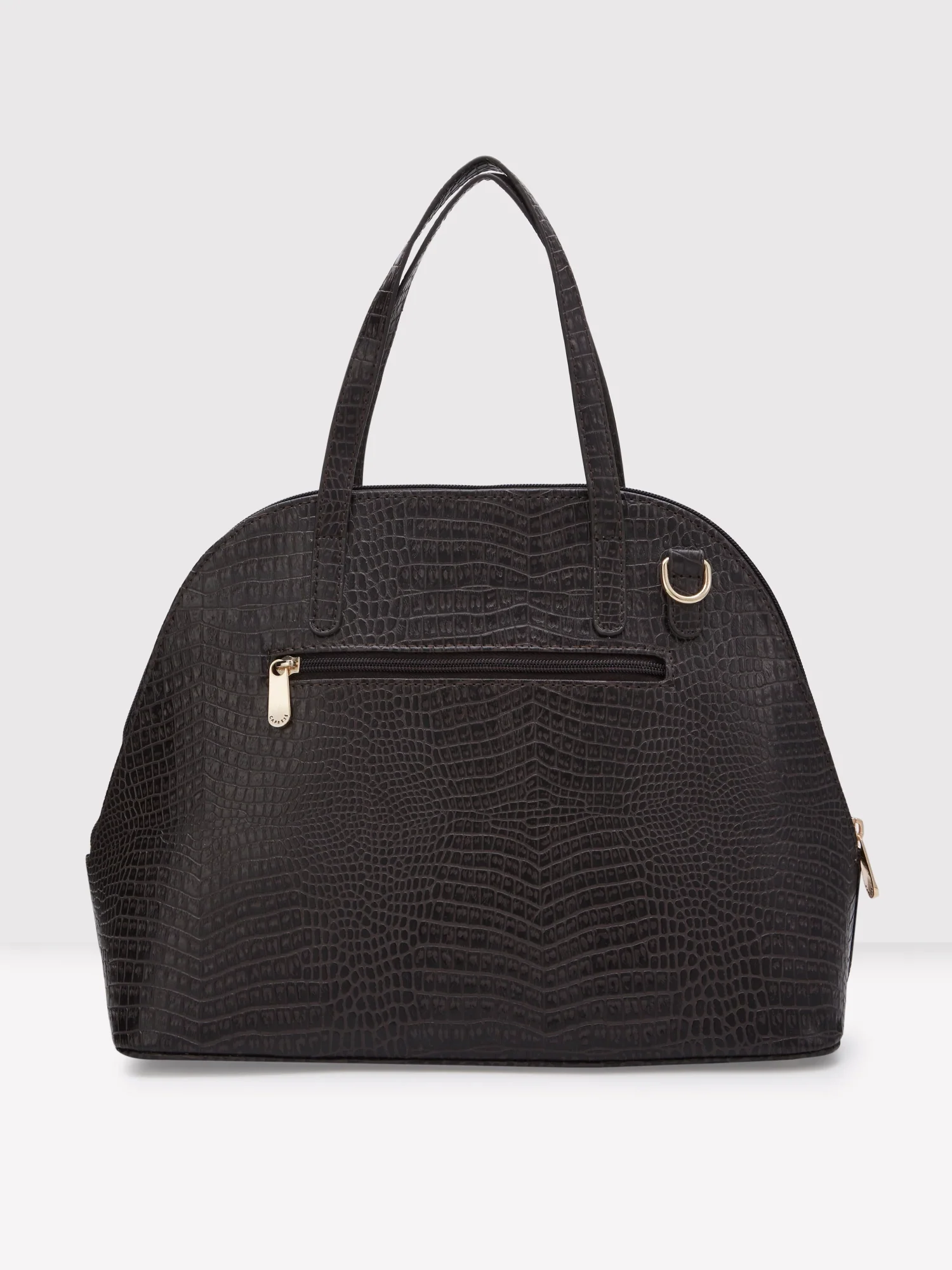 Caprese Gianna Medium Dark Satchel Bag - Image 4