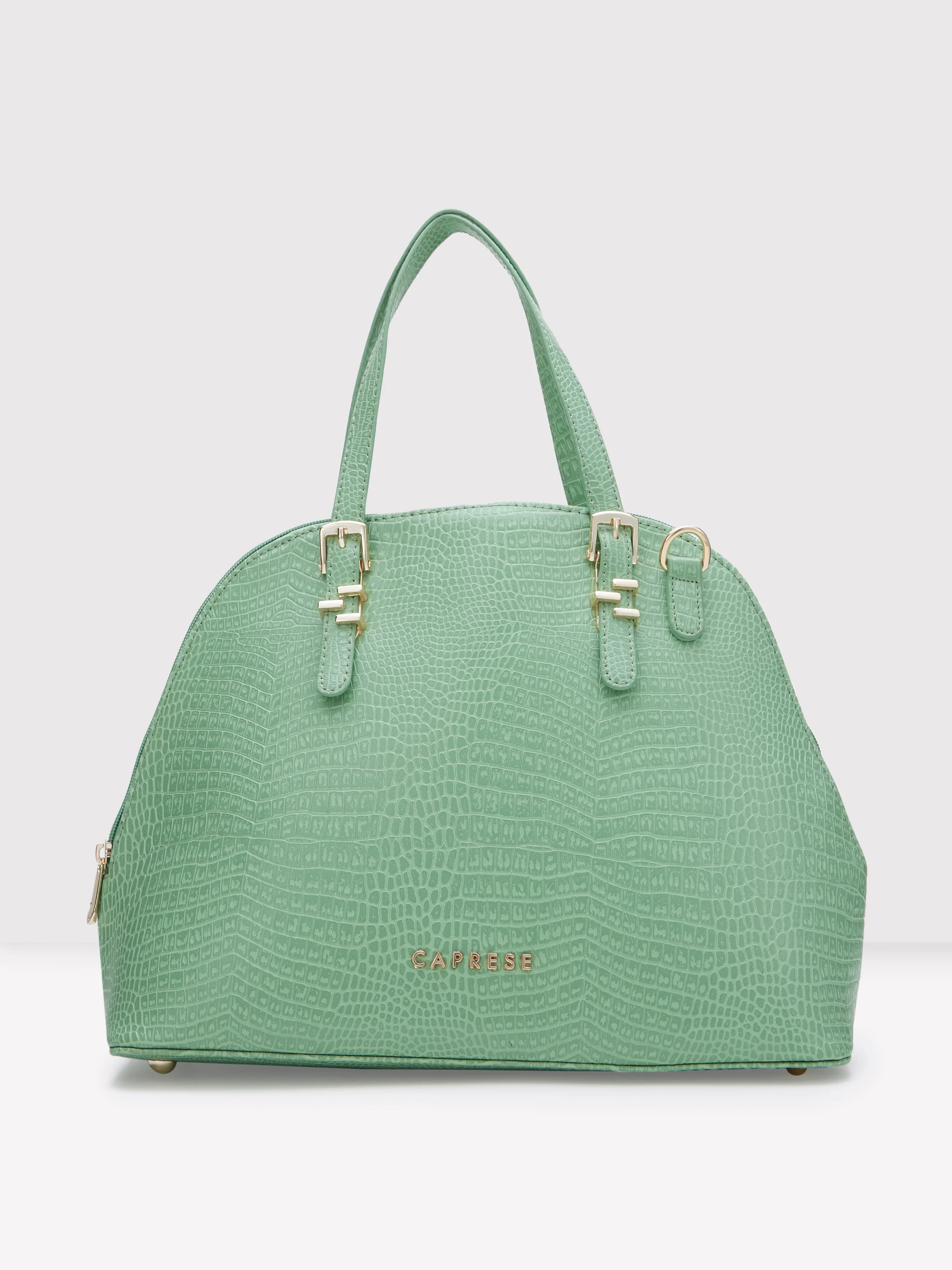Caprese Gianna Medium (E) Green Satchel Bag - Image 3