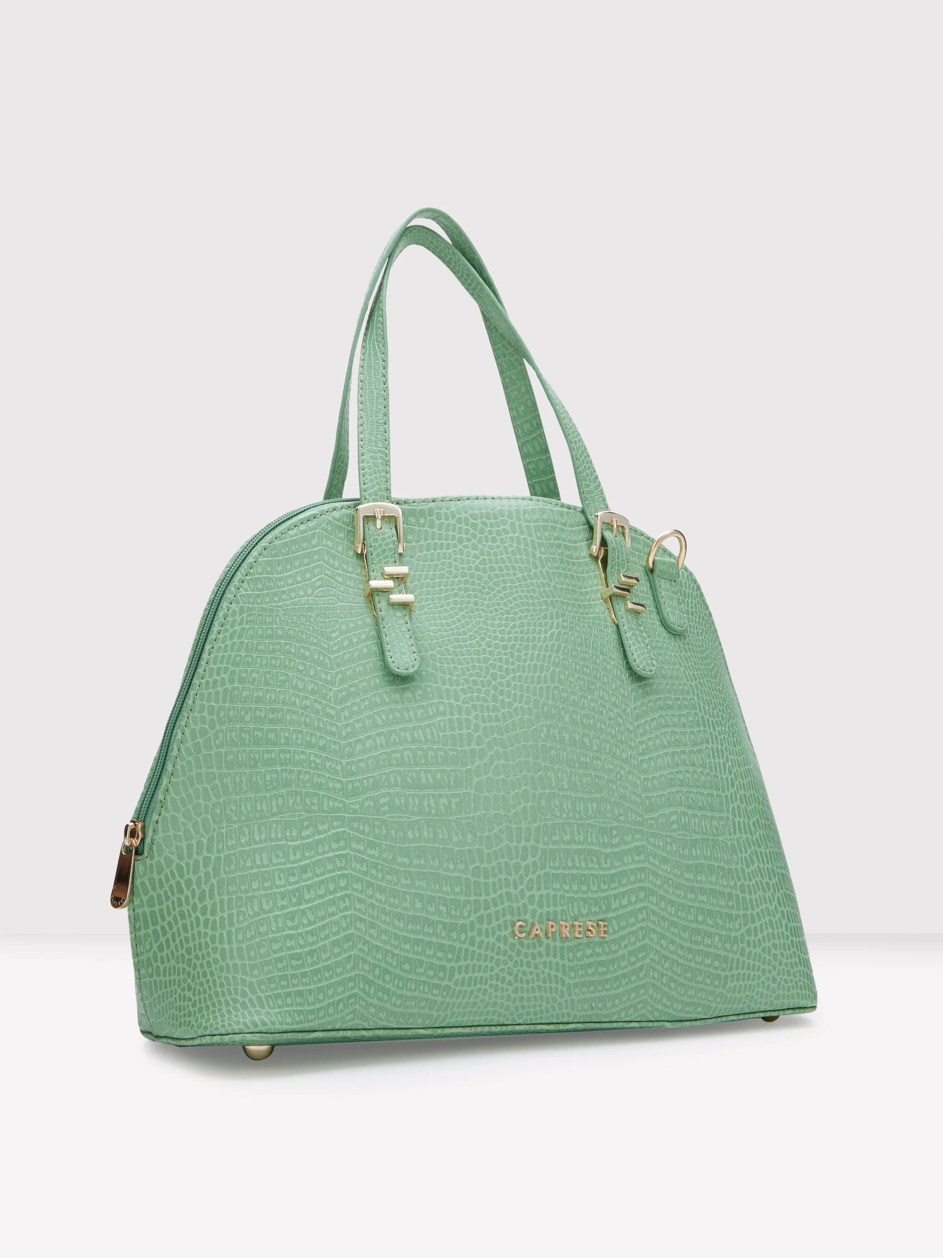 Caprese Gianna Medium (E) Green Satchel Bag - Image 5