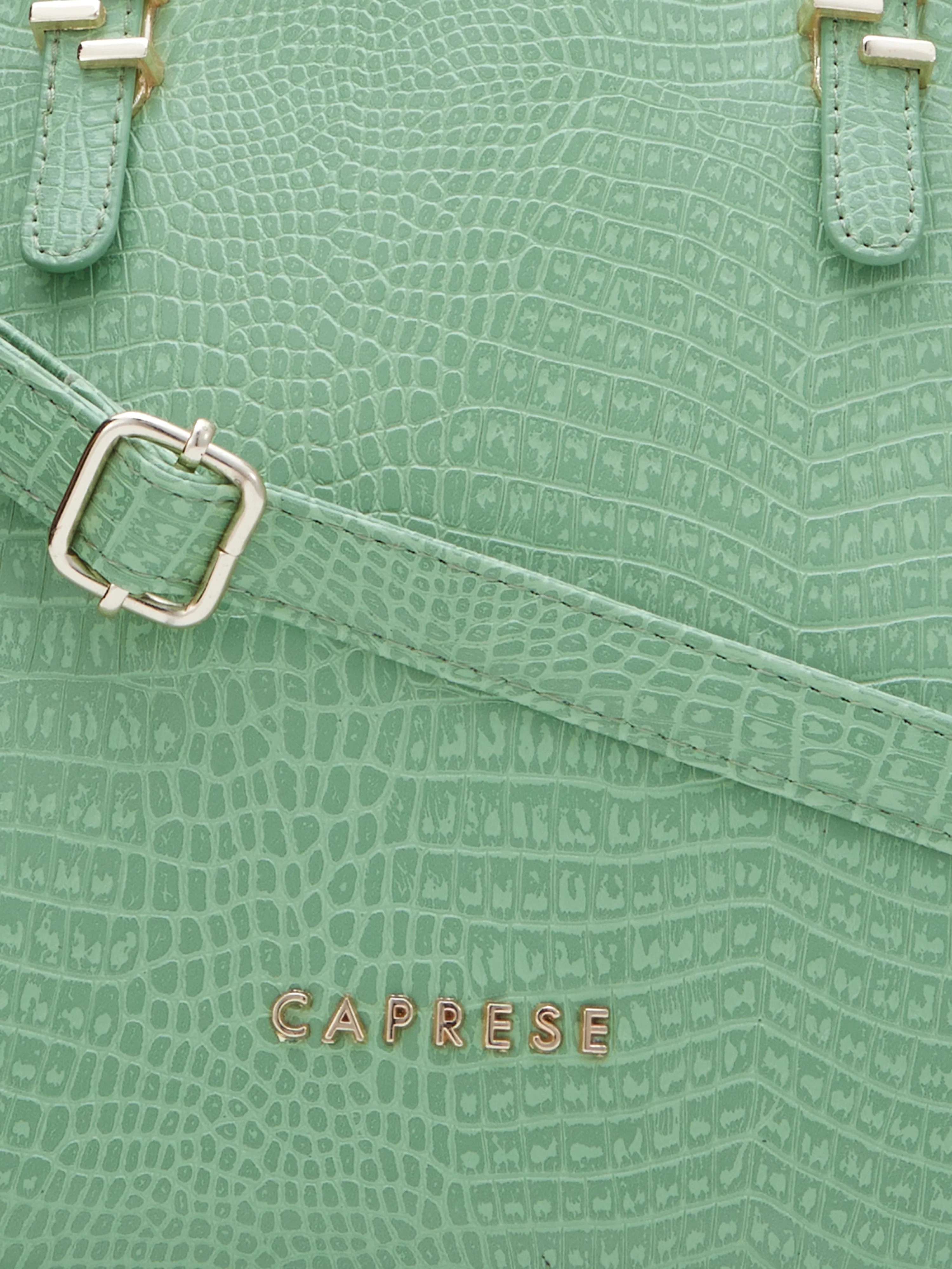 Caprese Gianna Medium (E) Green Satchel Bag - Image 9