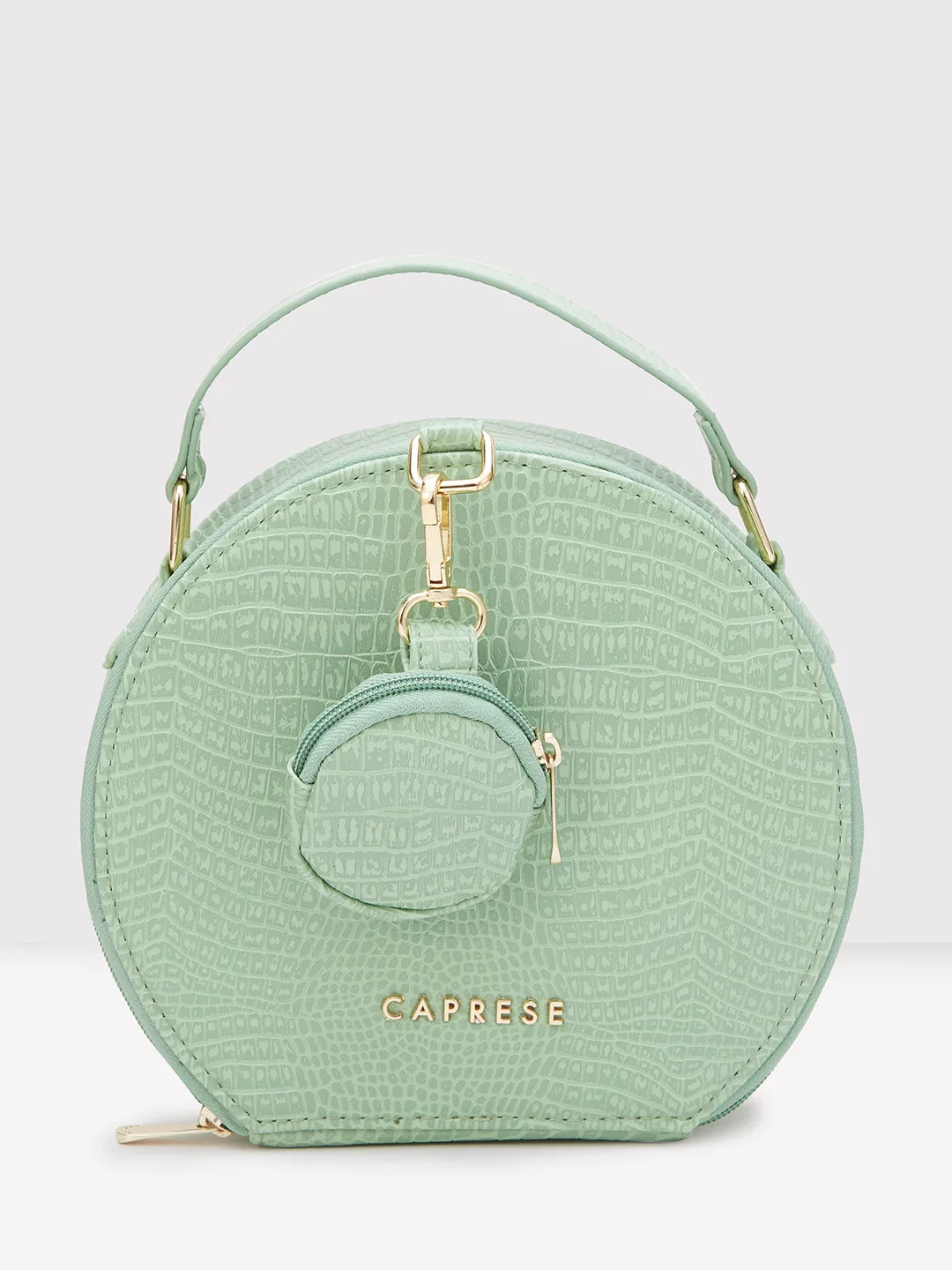 Caprese Gianna Small (E) Green Sling Bag - Image 3