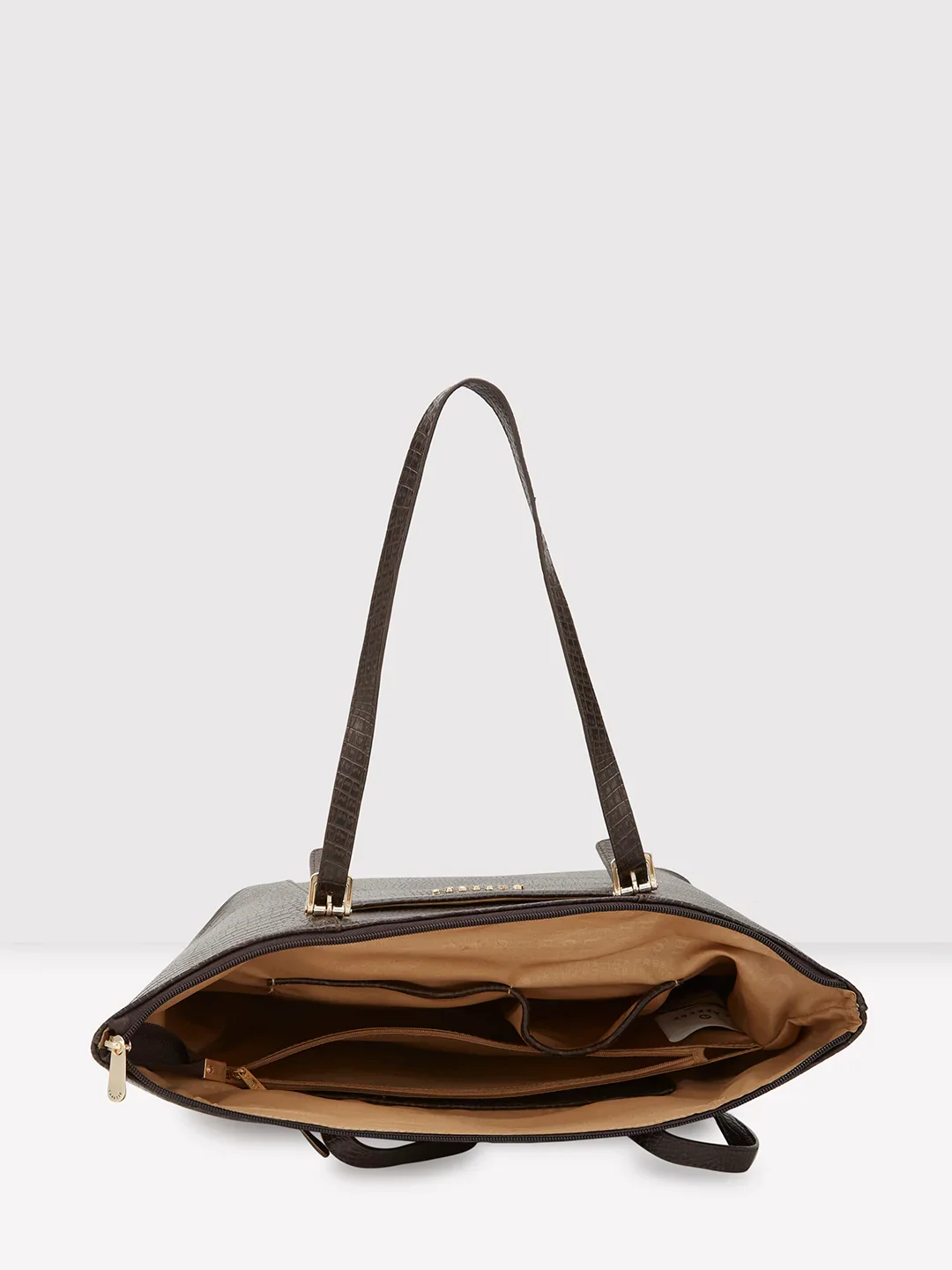 Caprese Gianna Large Dark Tote Bag - Image 9
