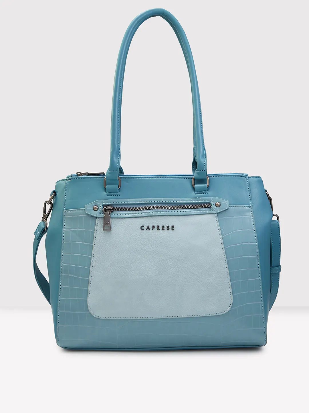 Caprese Gigi Large Sapphire Satchel Bag - Image 3