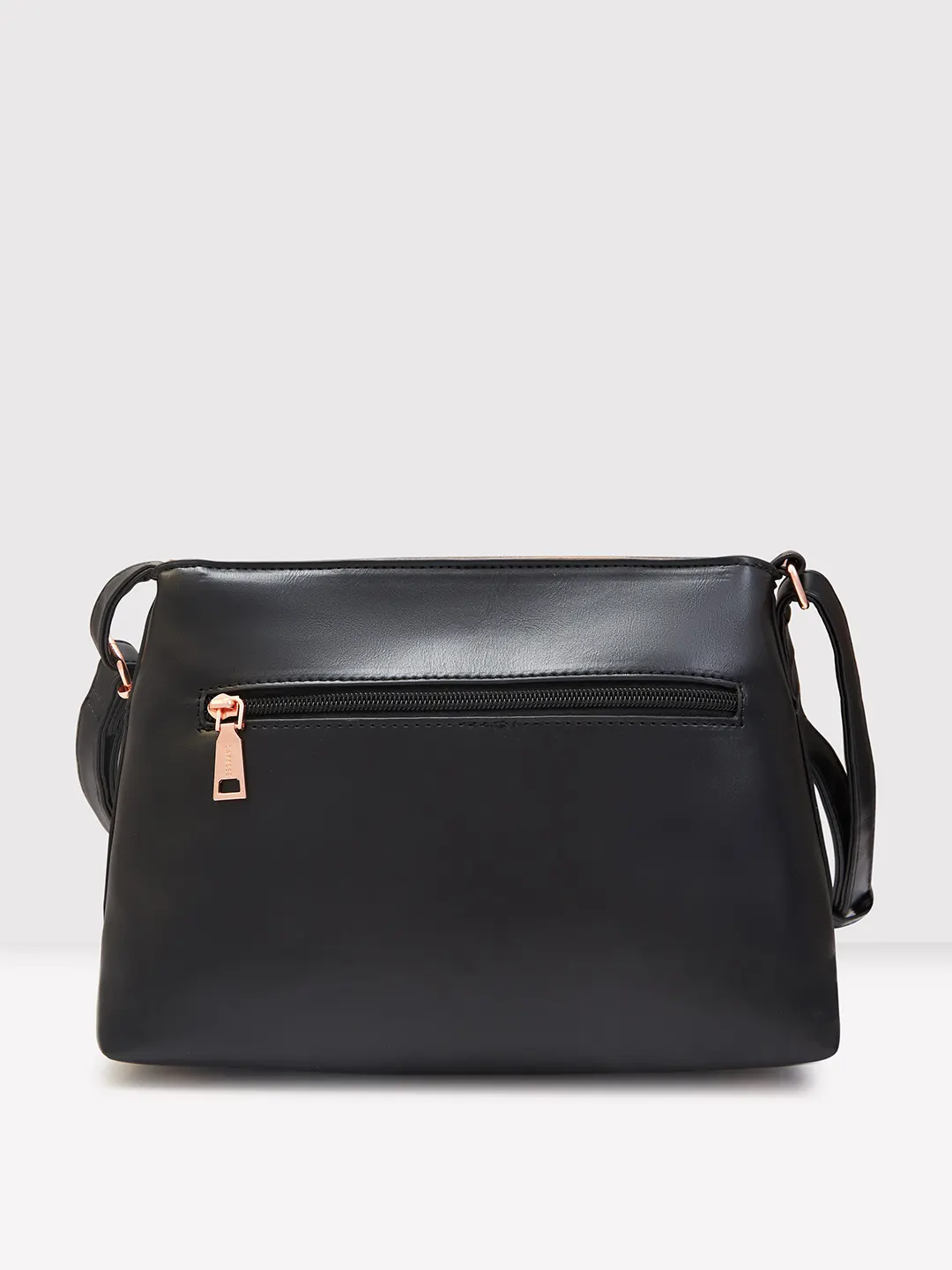 Caprese Gigi Medium Black Sling Bag - Image 7