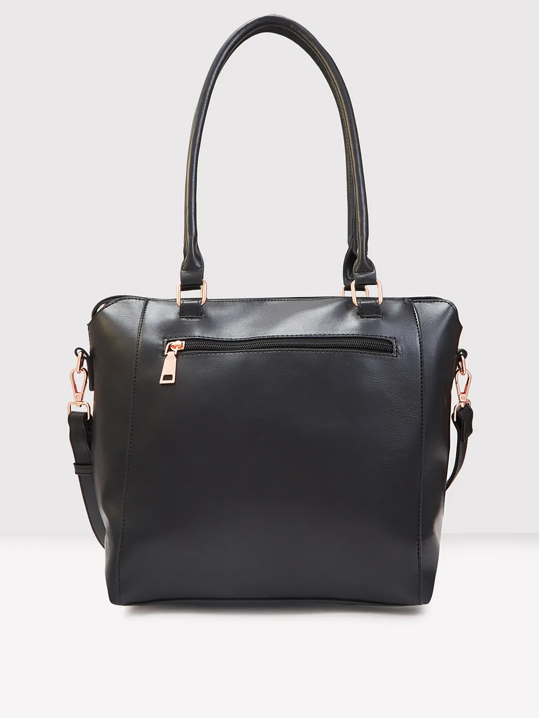 Caprese Gigi Large Black Tote Bag - Image 4