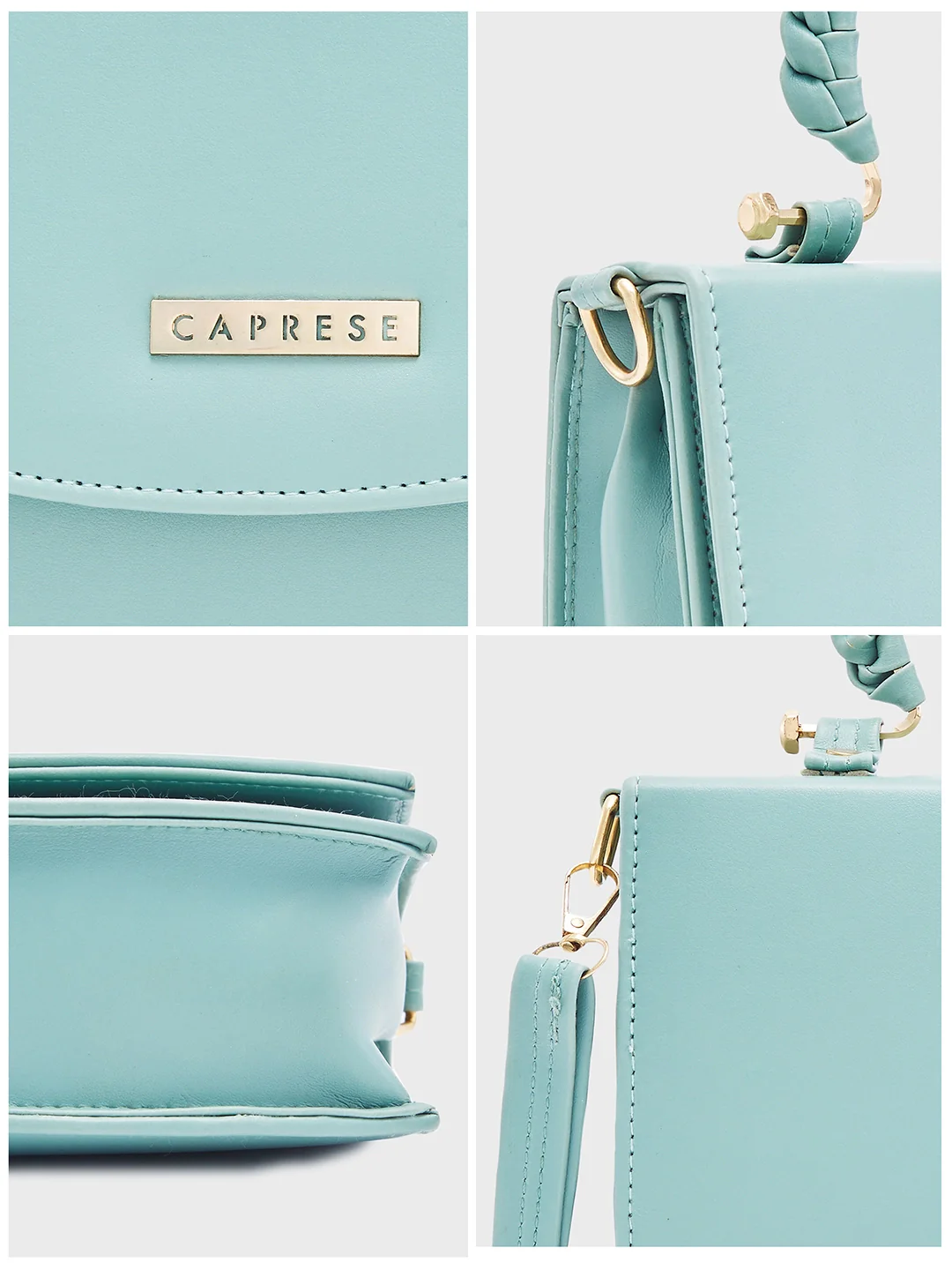 Caprese Giko Medium Mint Sling Bag - Image 7