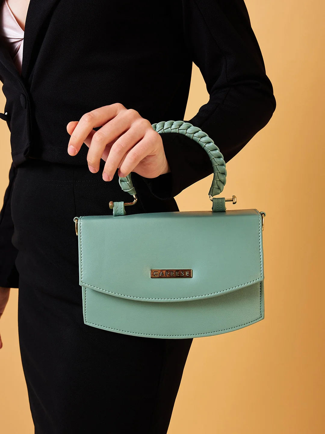 Caprese Giko Medium Mint Sling Bag - Image 8
