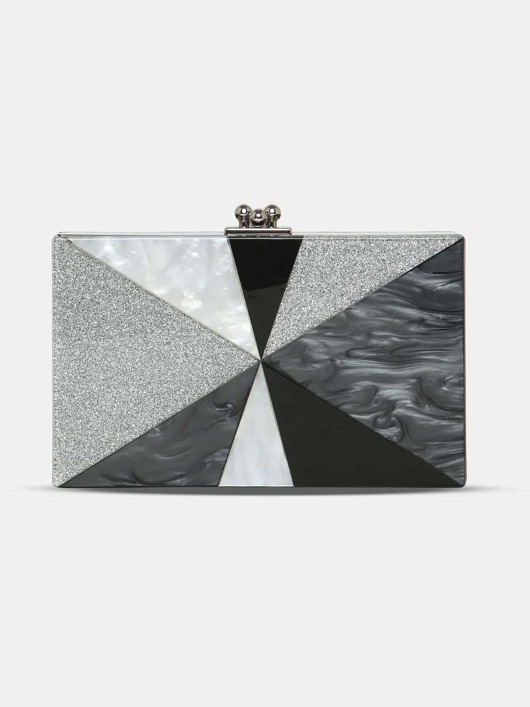Caprese Gilia Small Black Clutch