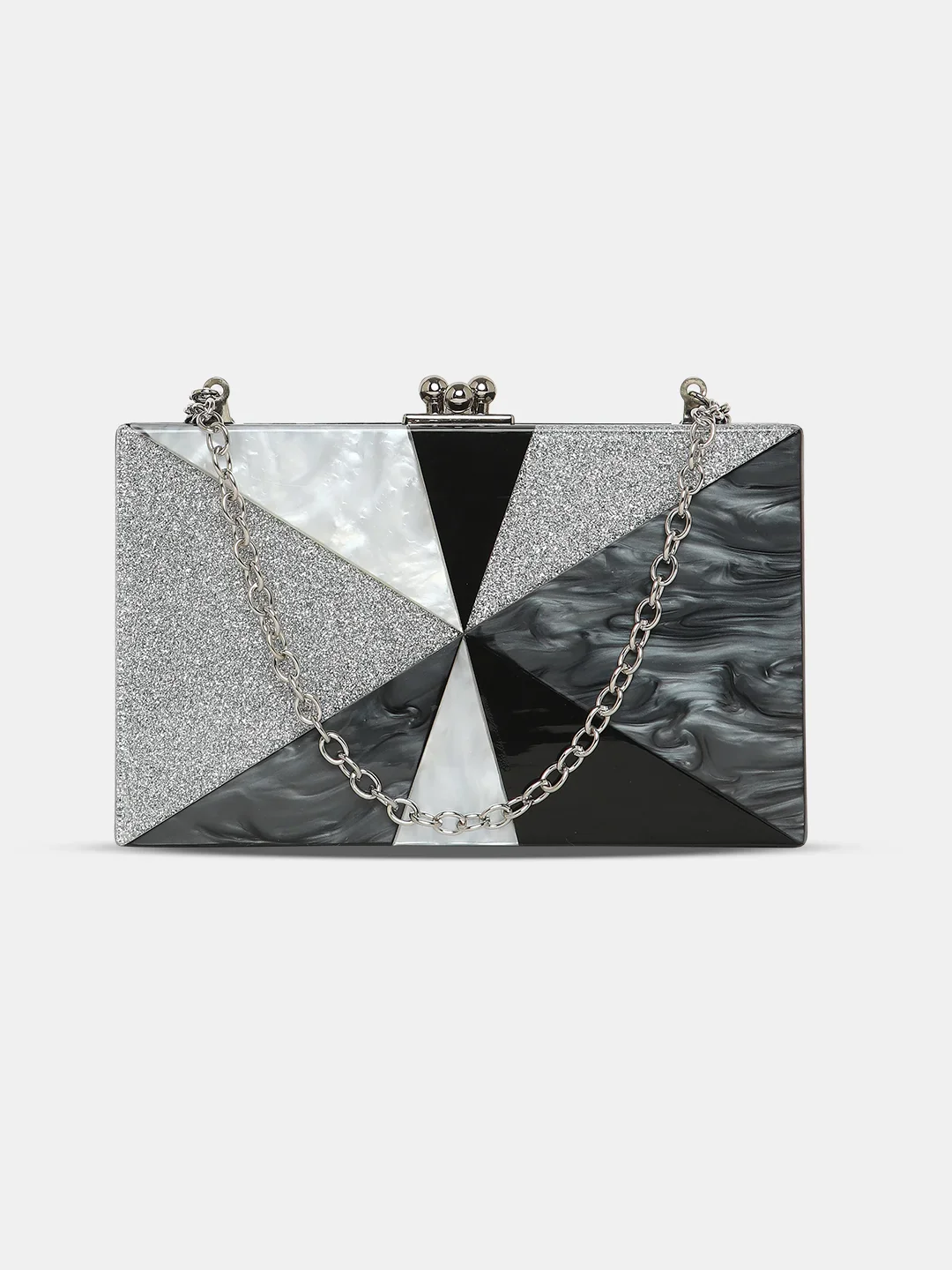 Caprese Gilia Small Black Clutch - Image 10