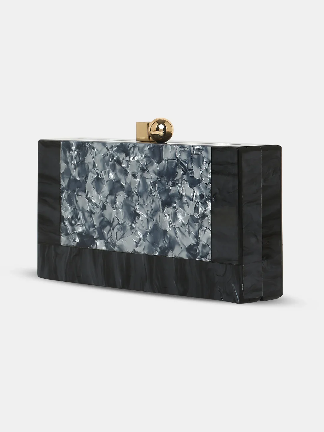 Caprese Gilia Small Grey Clutch - Image 5
