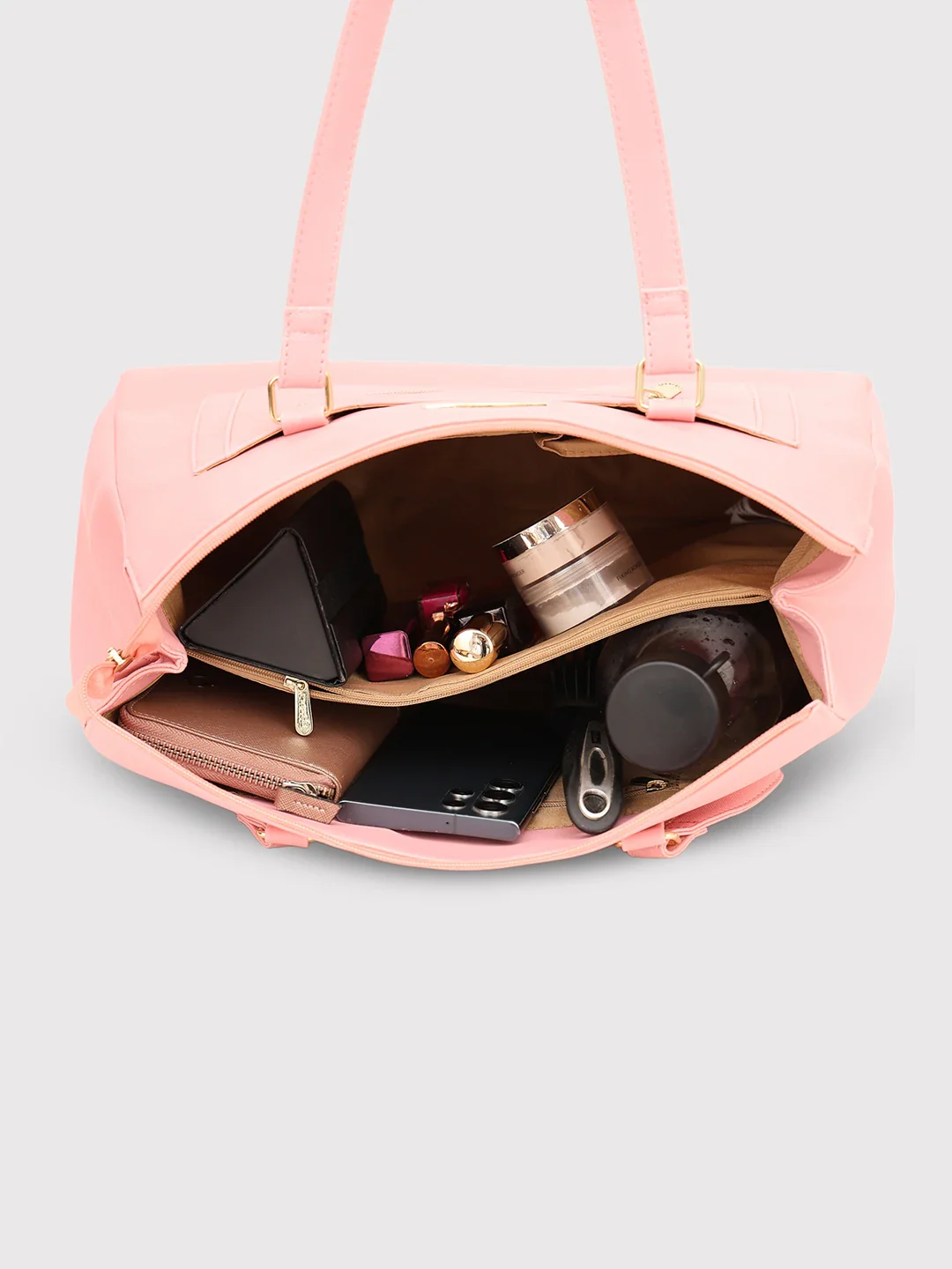 Caprese Ginty Medium Berry Satchel Bag - Image 3