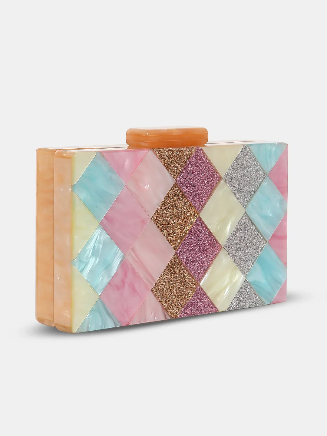 Caprese Gisella Small Beige Clutch - Image 4