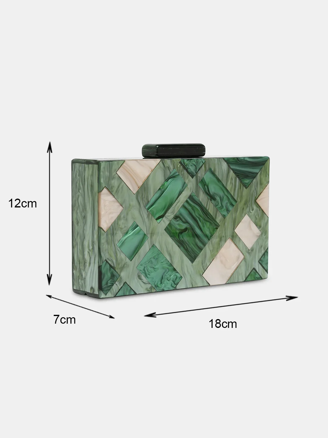 Caprese Gisella Small Green Clutch - Image 12