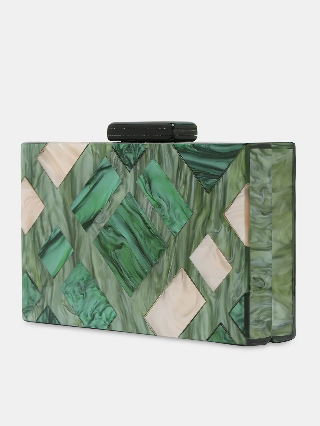 Caprese Gisella Small Green Clutch - Image 4