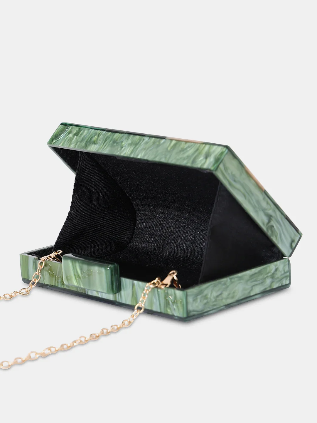 Caprese Gisella Small Green Clutch - Image 9