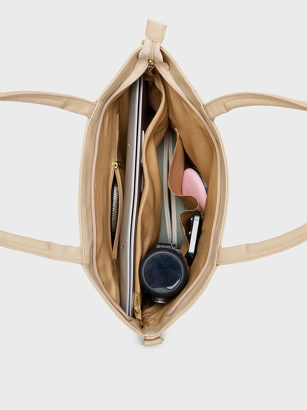 Caprese Gladys Medium Skin Tote Bag - Image 8