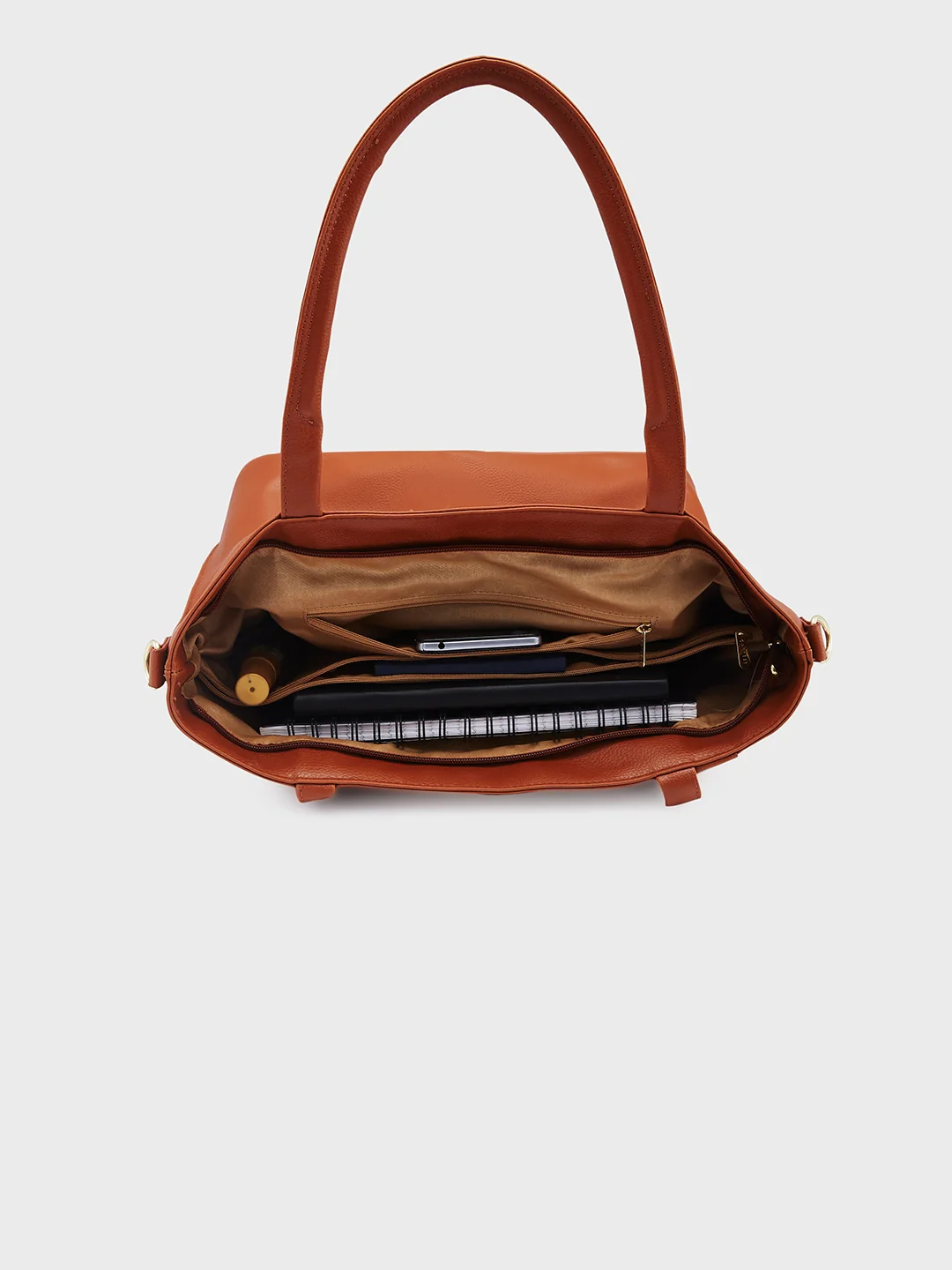 Caprese Gladys Medium Tan Tote Bag - Image 8