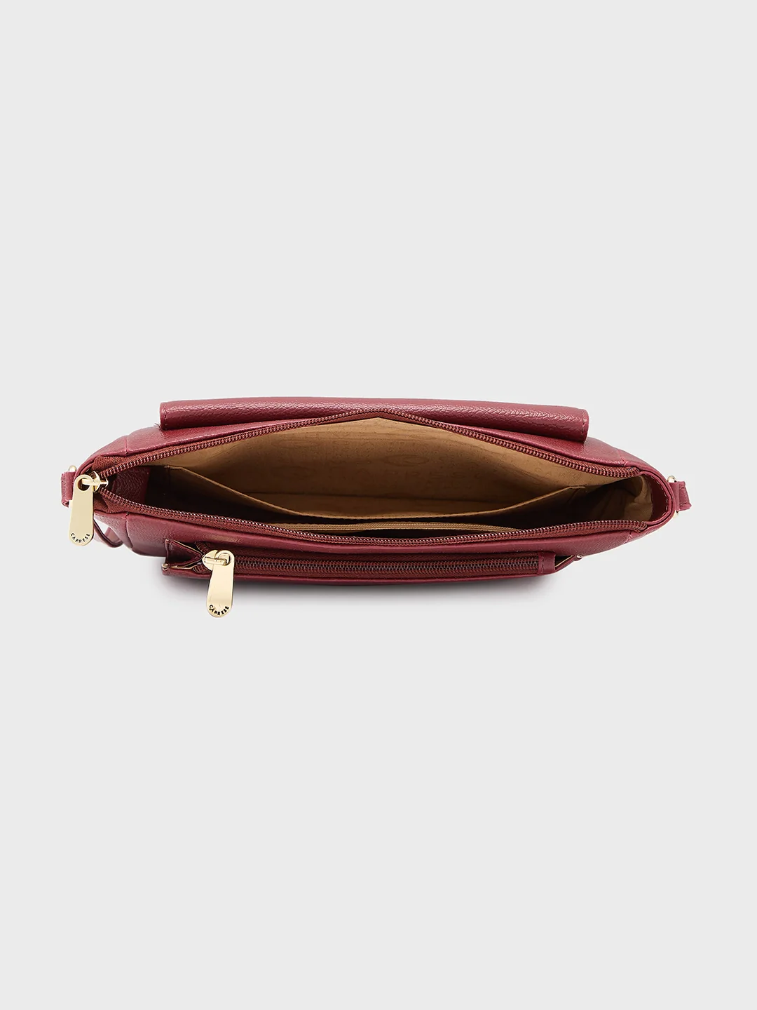 Caprese Glenn Medium Plum Sling Bag - Image 11