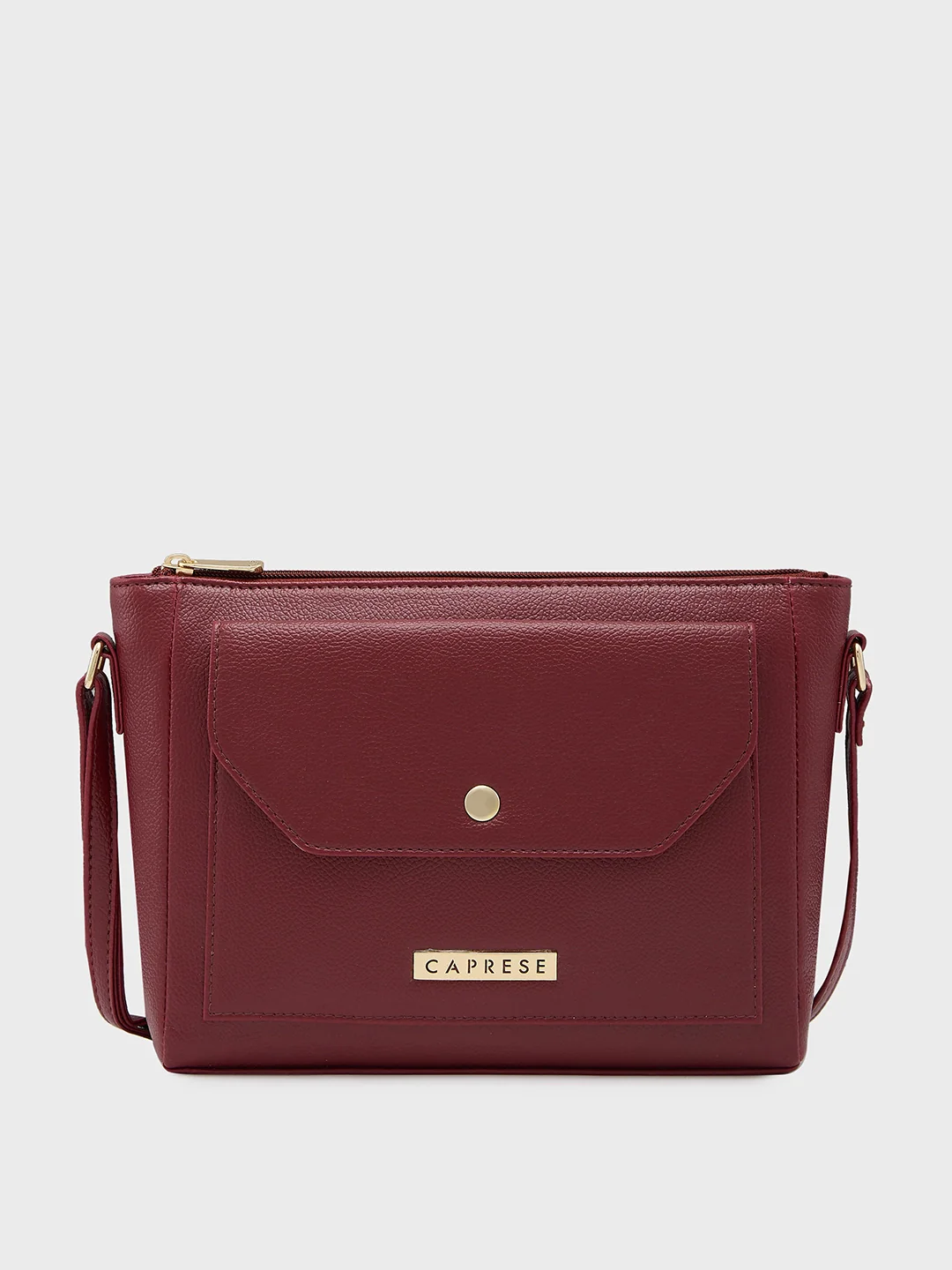 Caprese Glenn Medium Plum Sling Bag - Image 4