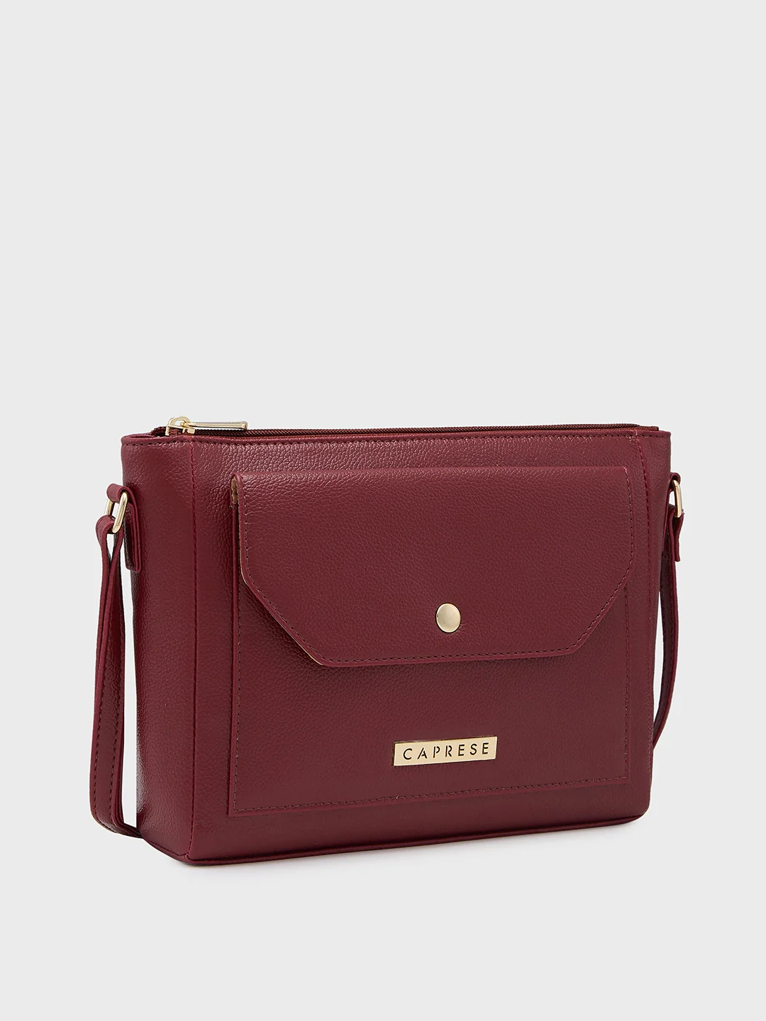 Caprese Glenn Medium Plum Sling Bag - Image 6