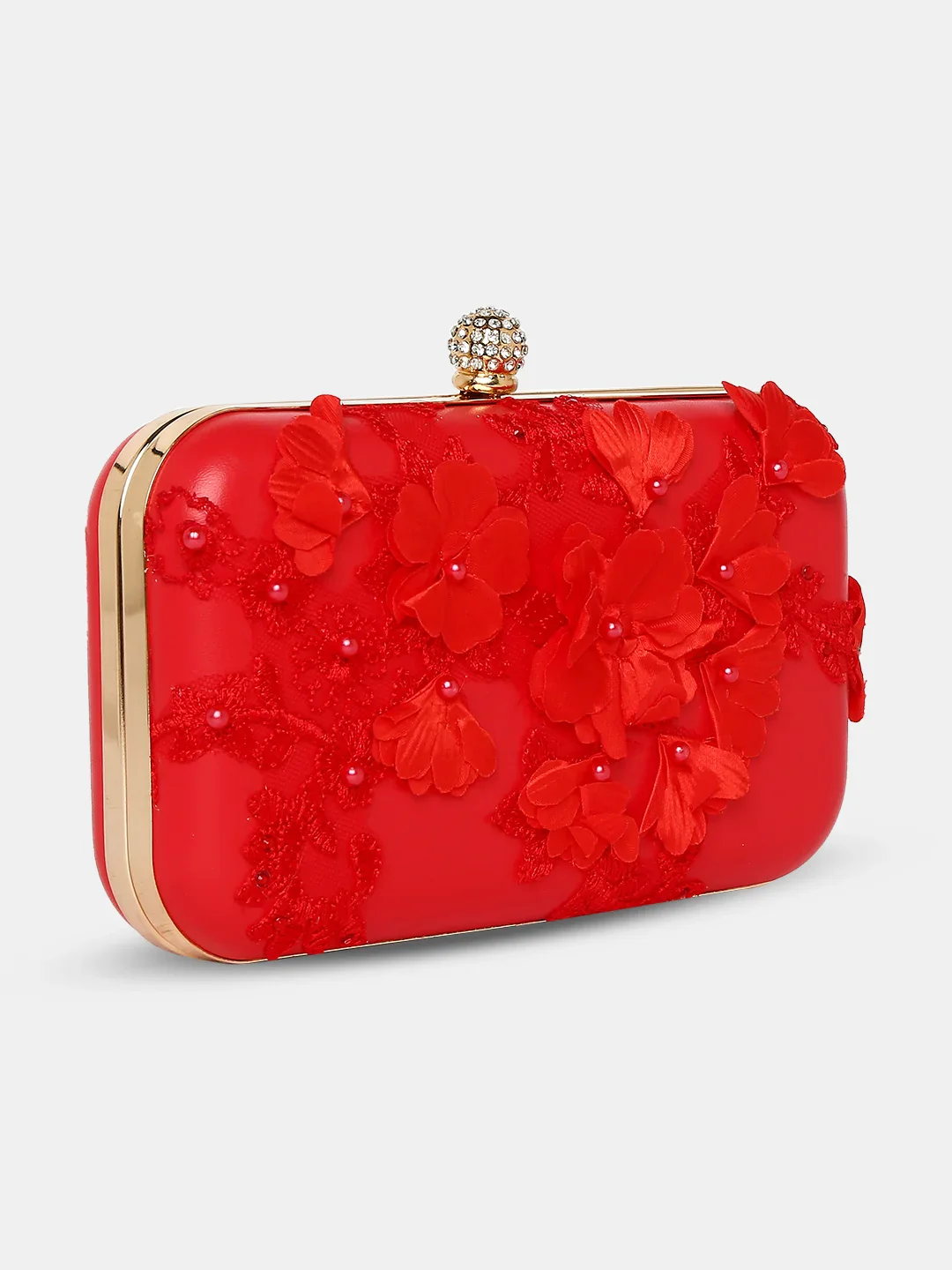 Caprese Gloria Small Red Clutch - Image 4