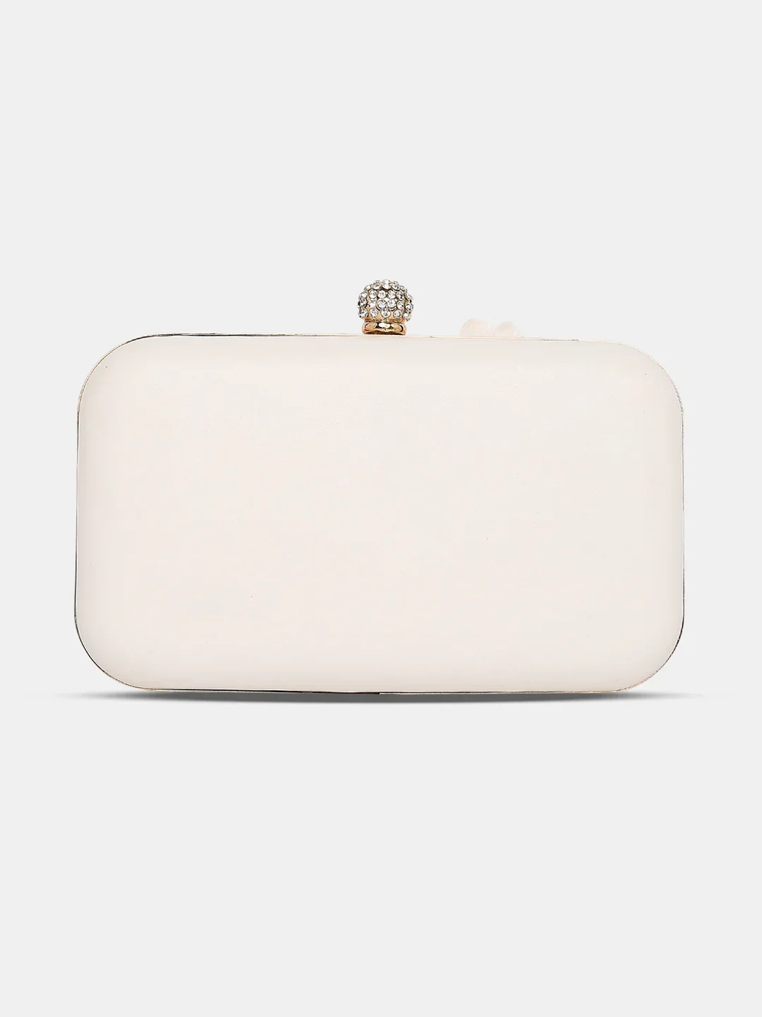 Caprese Gloria Small White Clutch - Image 6