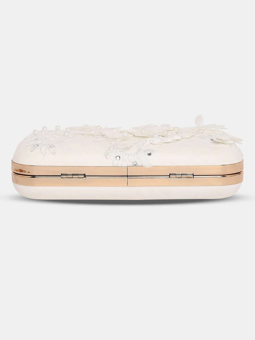 Caprese Gloria Small White Clutch - Image 9