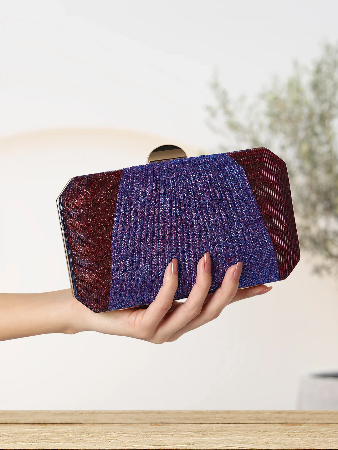 Caprese Gloriana Small Red Clutch - Image 2