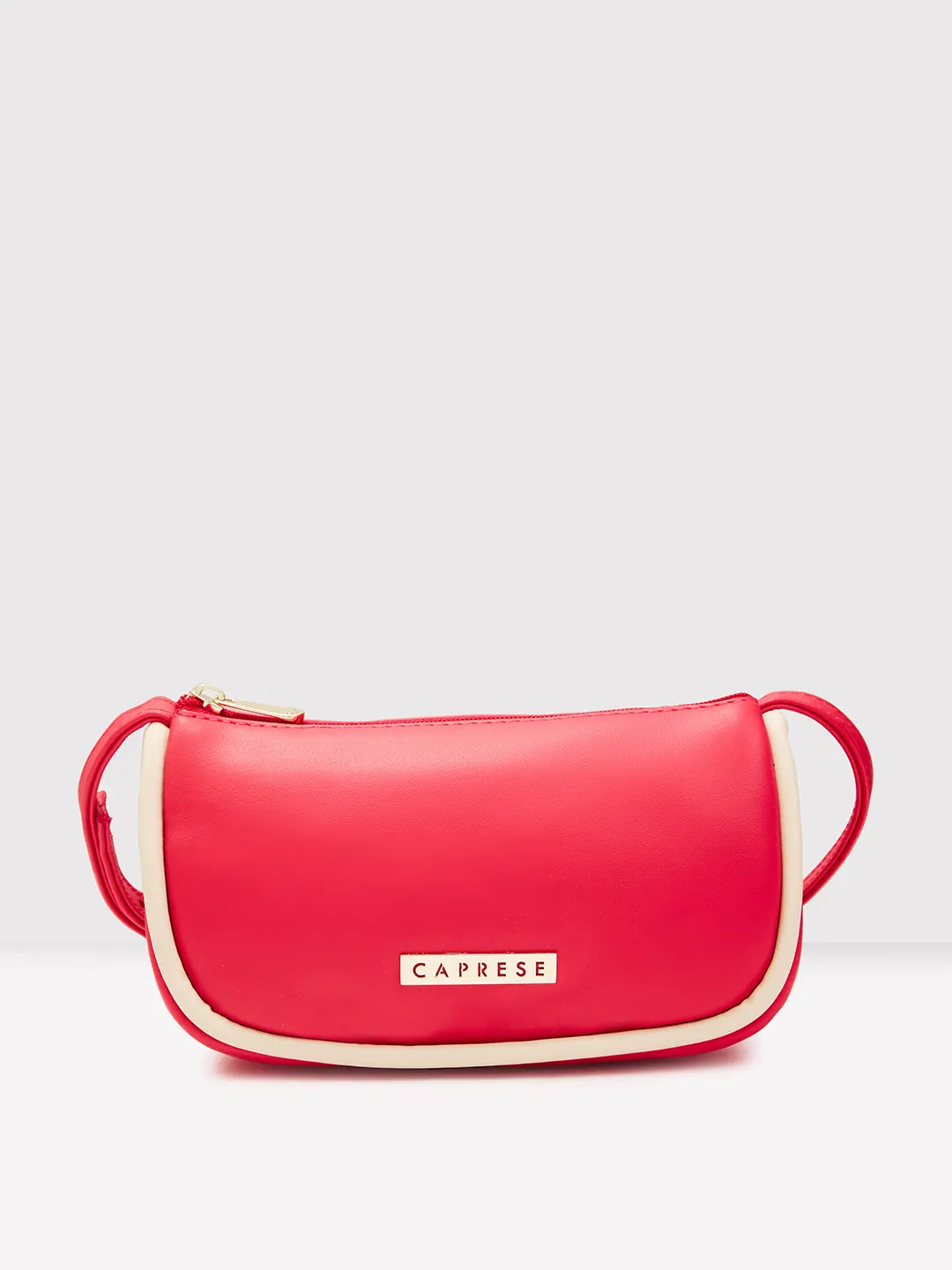 Caprese Gracie Medium Magenta Baguette Bag - Image 4