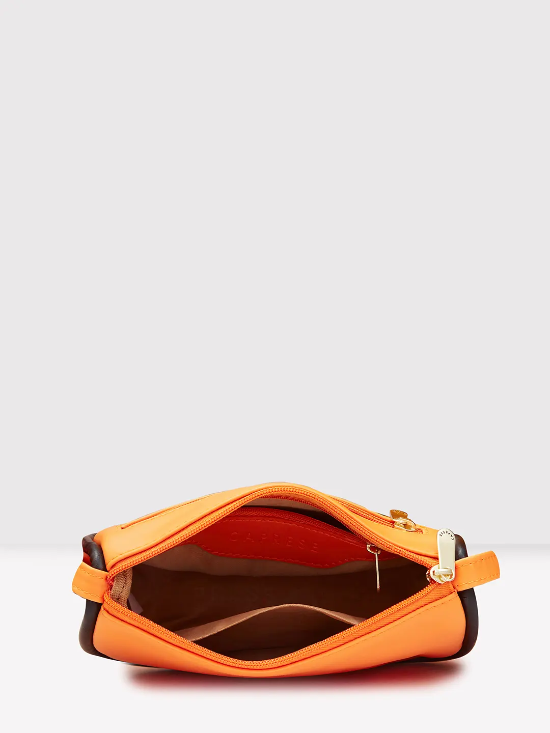 Caprese Gracie Medium Orange Baguette Bag - Image 12