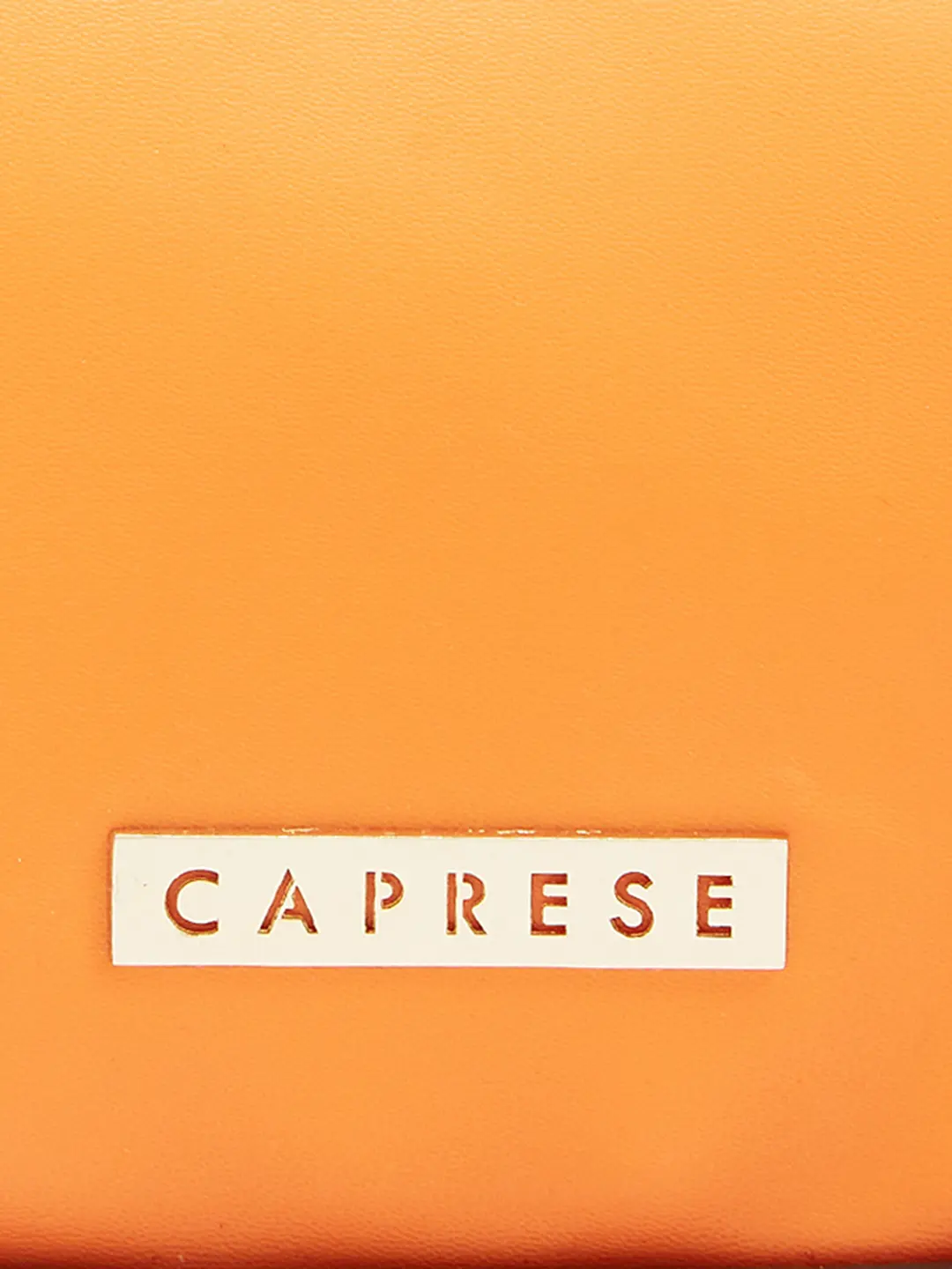 Caprese Gracie Medium Orange Baguette Bag - Image 13
