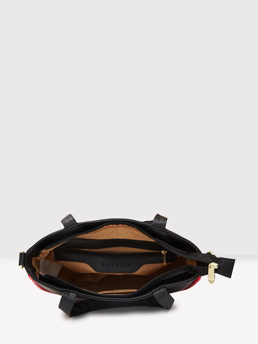 Caprese Gracie Medium Black Satchel Bag - Image 11