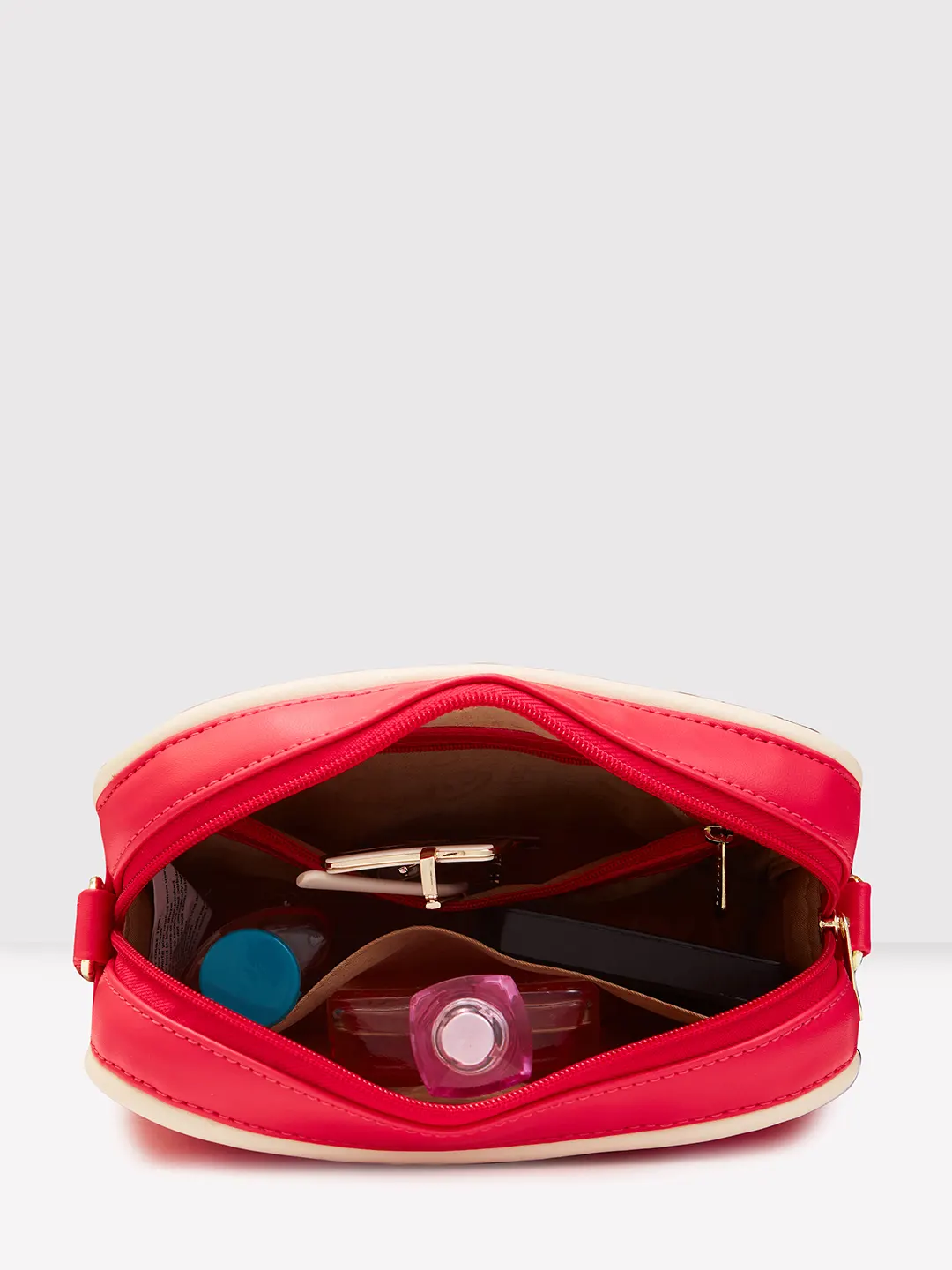 Caprese Gracie Medium Magenta Sling Bag - Image 10