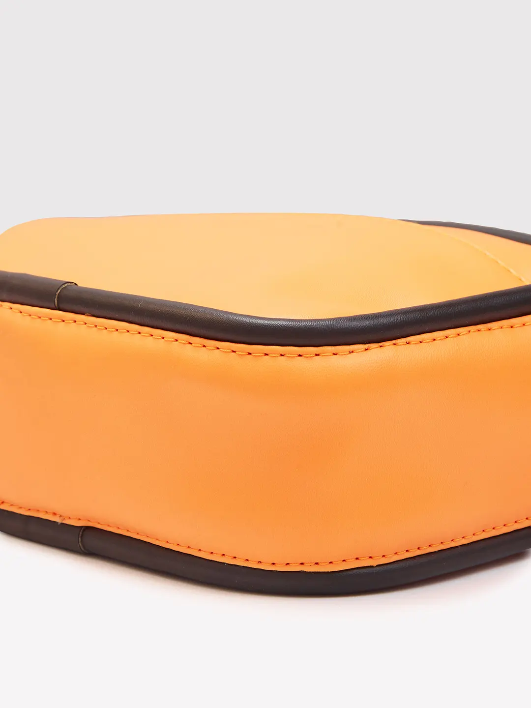 Caprese Gracie Medium Orange Sling Bag - Image 7