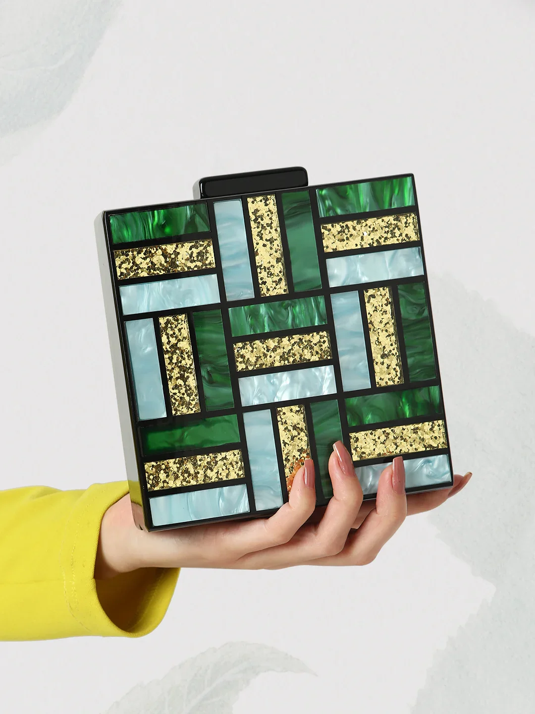 Caprese Grazia Small Green Clutch - Image 3