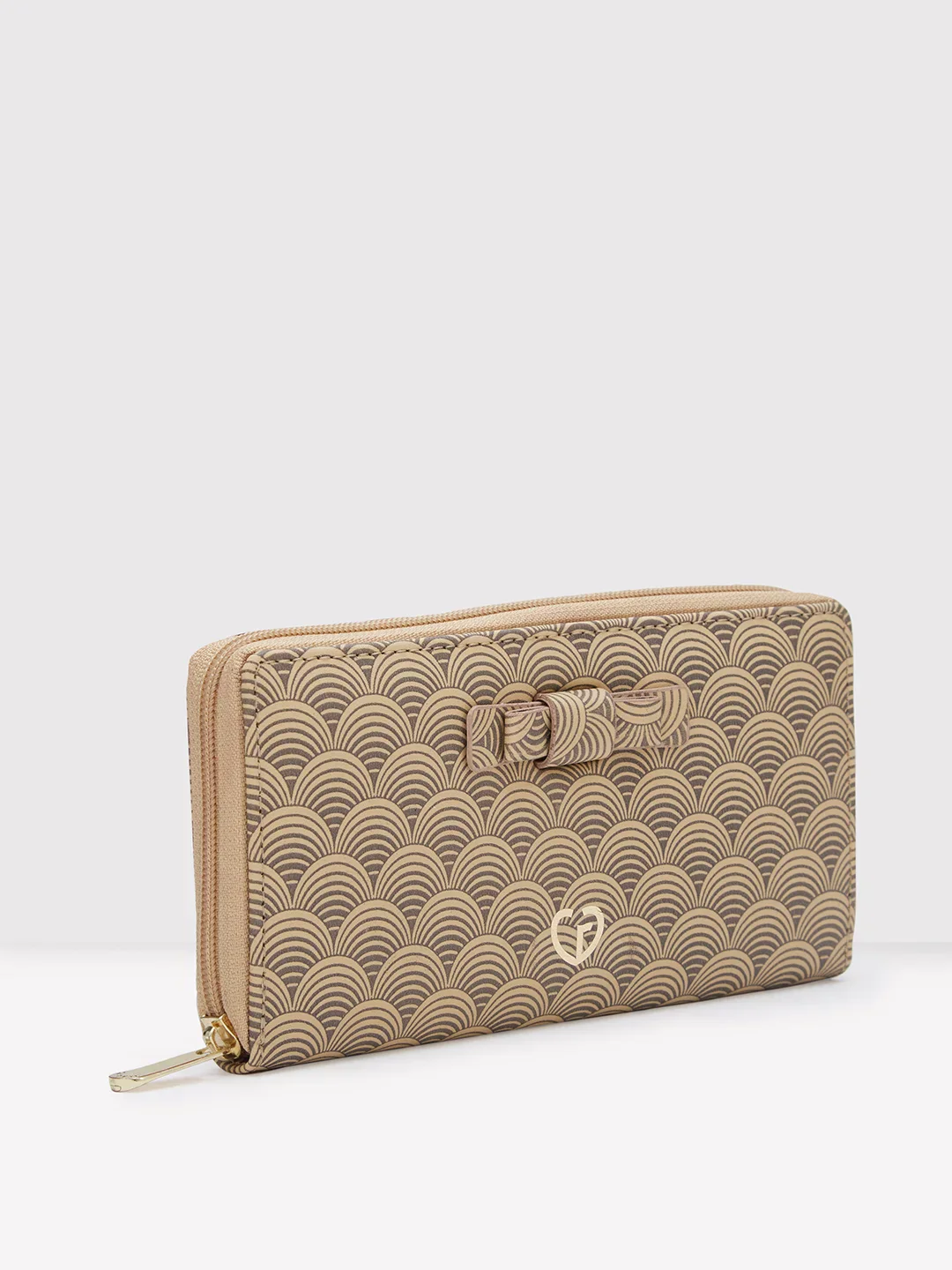 Caprese Greta Large Yellow Zip Around Wallet - Image 4