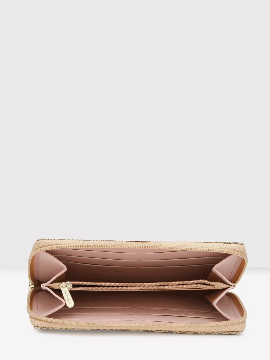 Caprese Greta Large Yellow Zip Around Wallet - Image 5