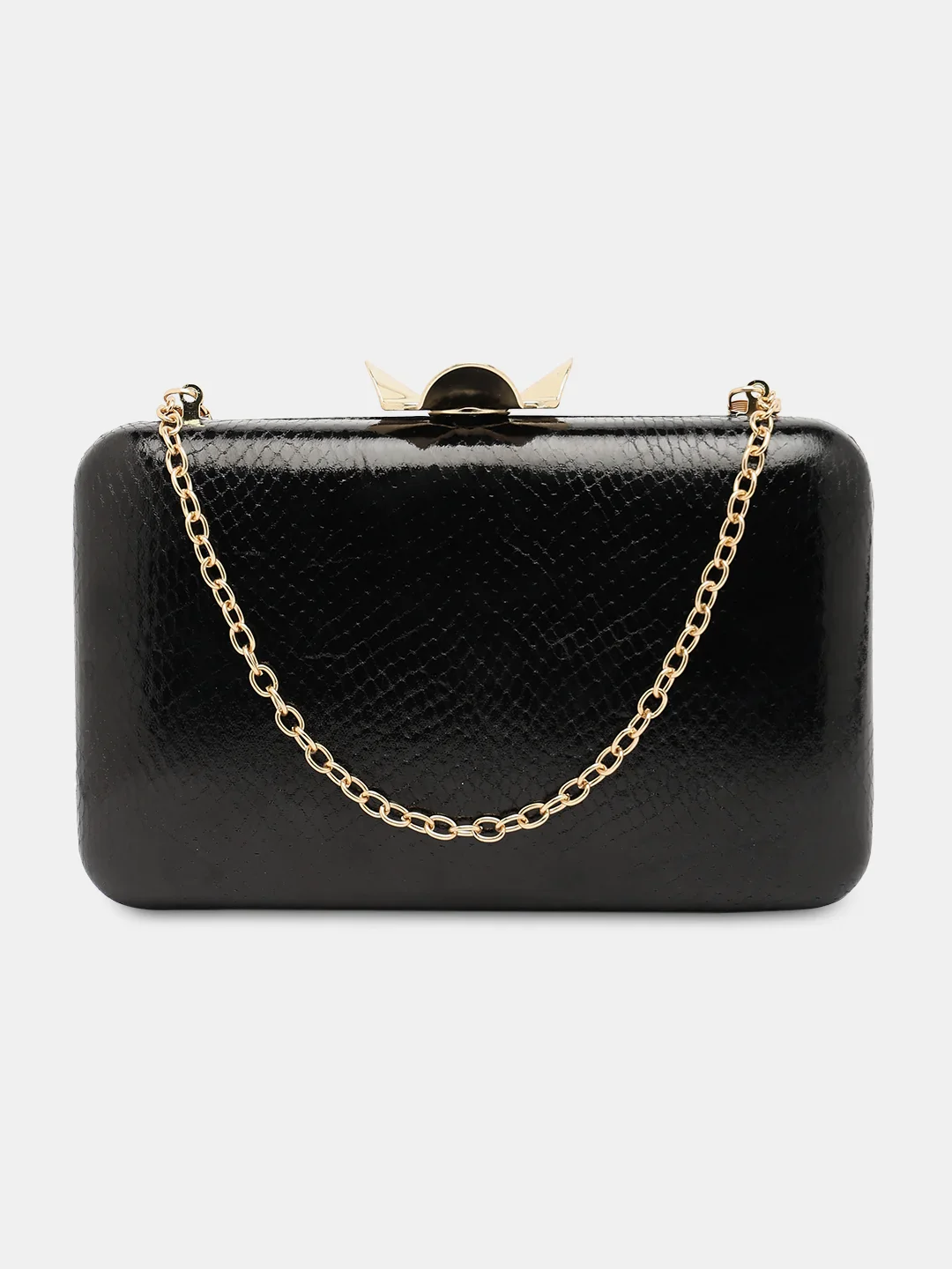 Caprese Guby Small Black Clutch - Image 10